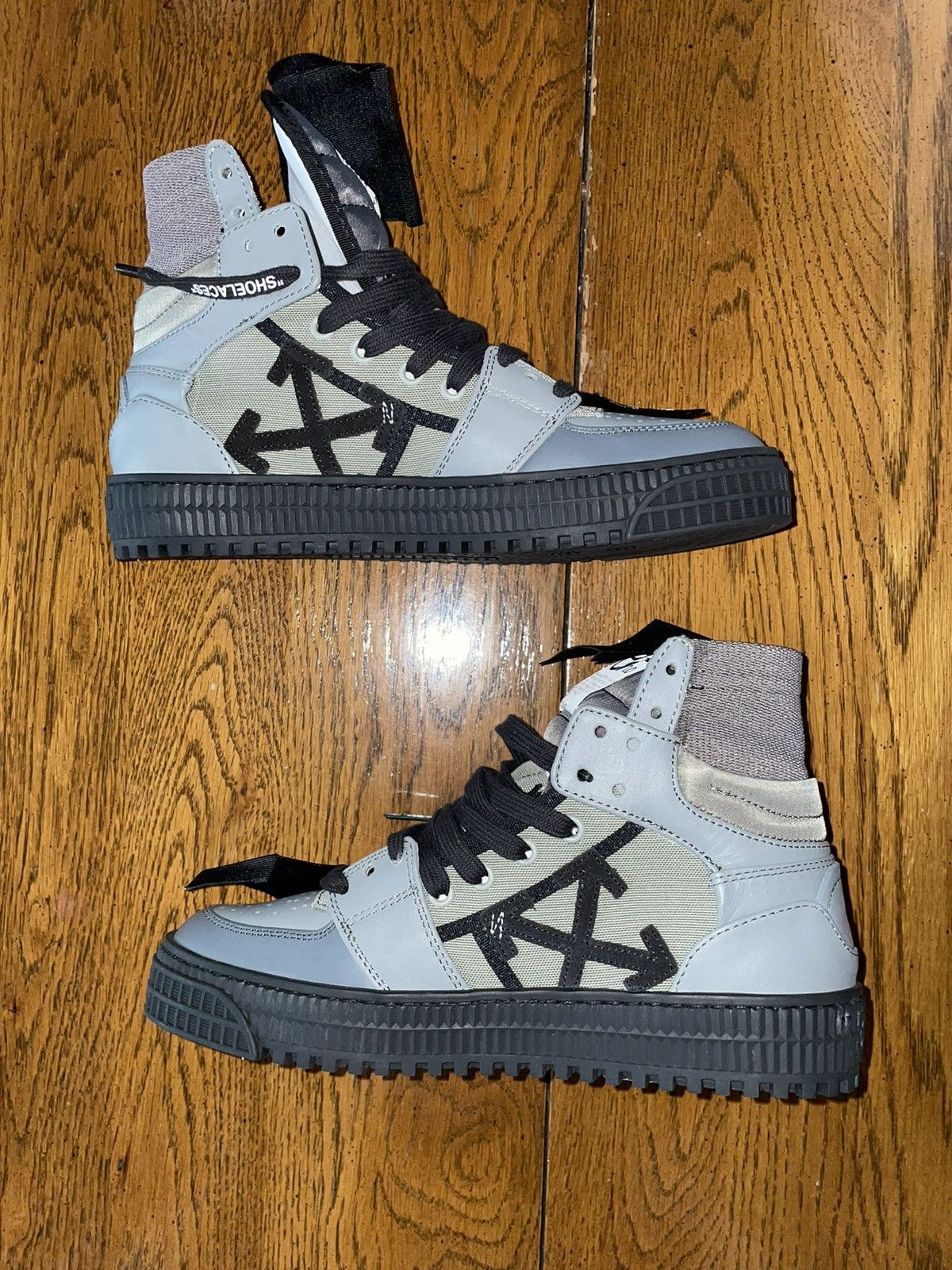 Off-White Off-White 3.0 Off Court Calf Leather in medium gray Size US 5.5 / EU 38 - 3 Thumbnail