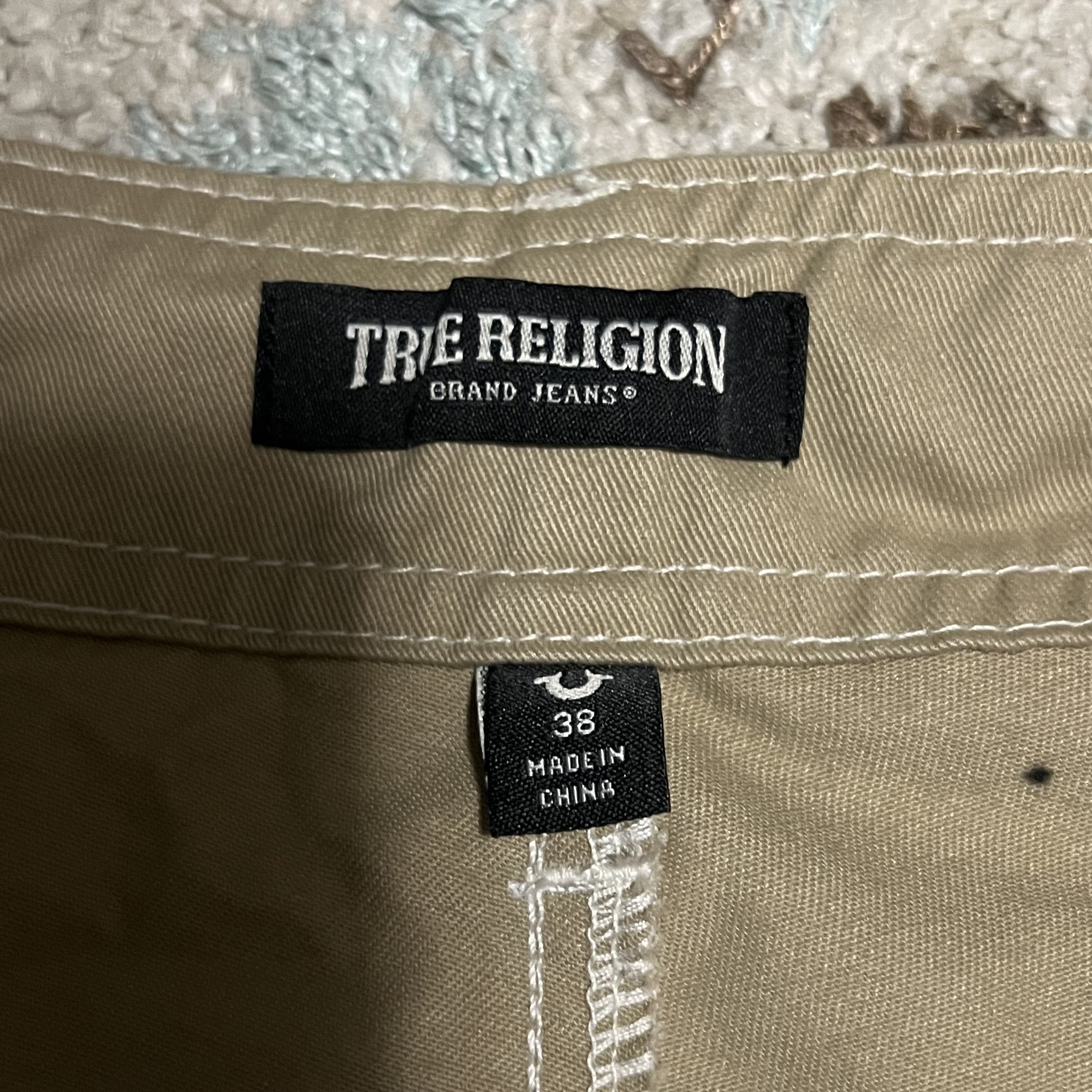 True Religion NWT True Religion Cargo Pants Size 38x31 Beige Khaki Y2K Size US 38 / EU 54 - 6 Thumbnail