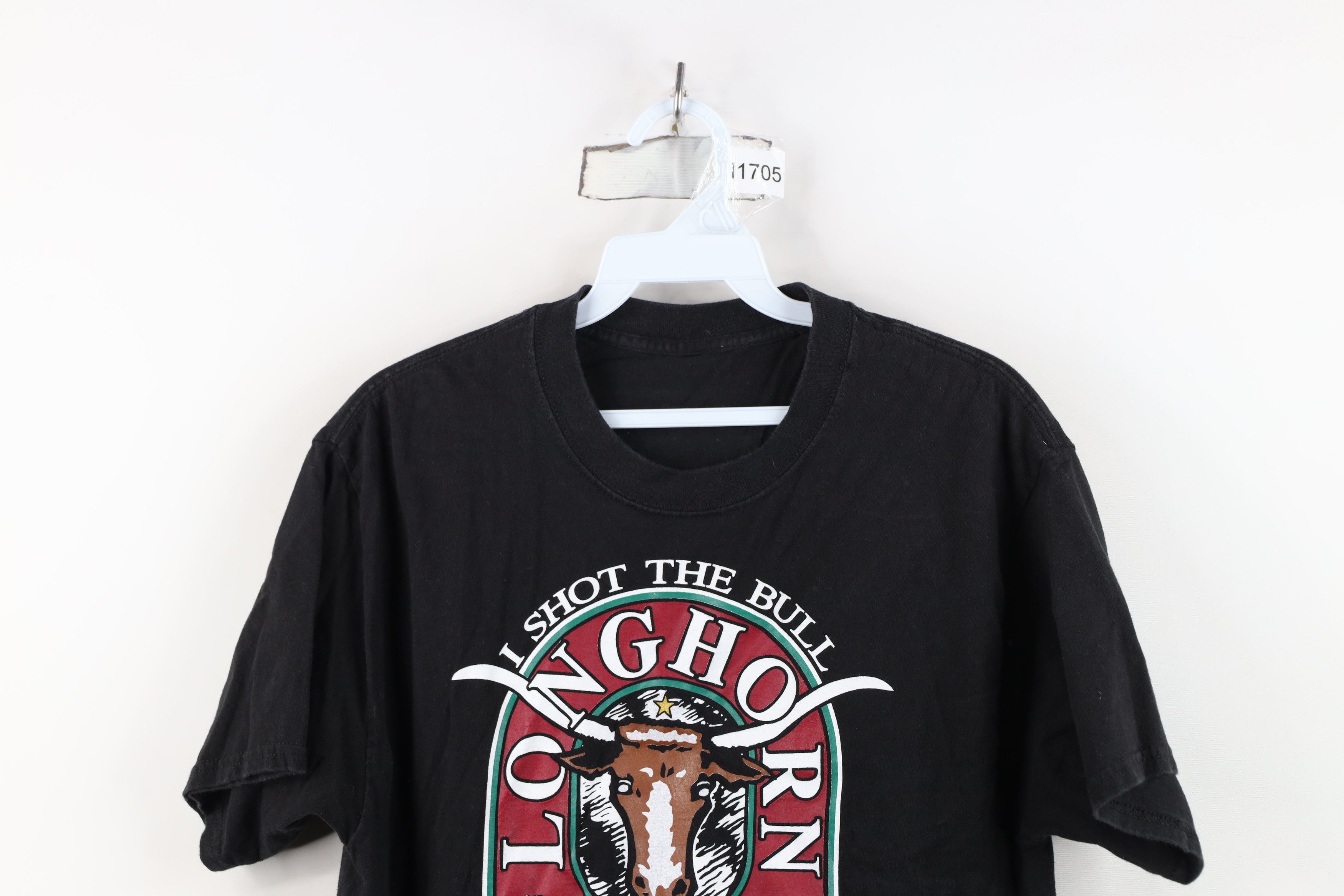 Vintage Vintage I Shot the Bull Longhorn Cattle Company BBQ T-Shirt Size US S / EU 44-46 / 1 - 2 Thumbnail