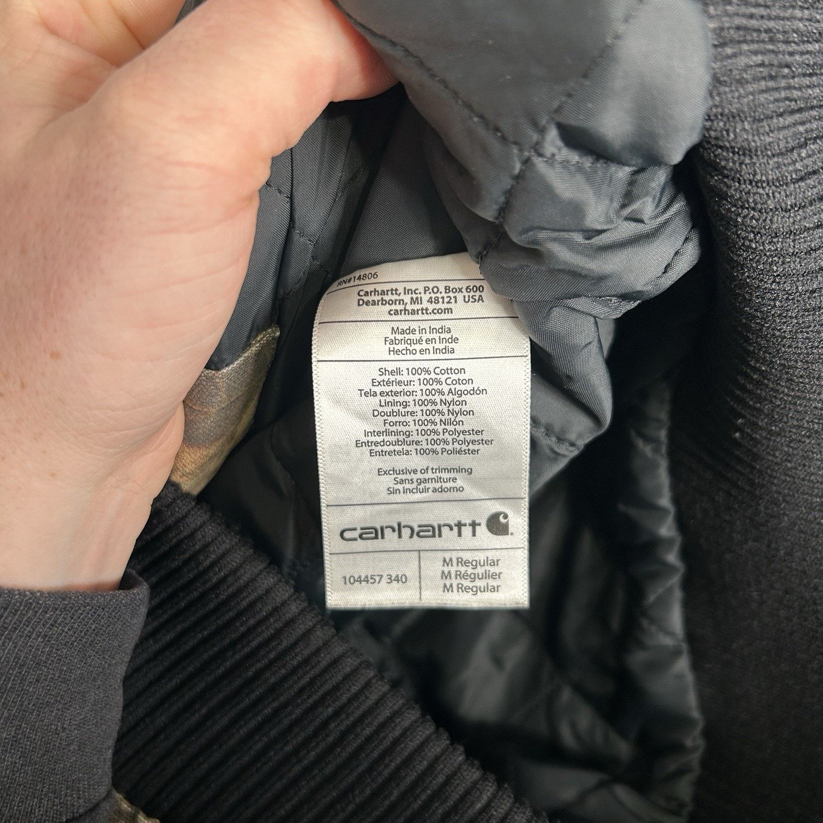 Carhartt Carhartt Quilt-Lined Active Jacket “Mossy Oak Camo” Size US M / EU 48-50 / 2 - 12 Thumbnail