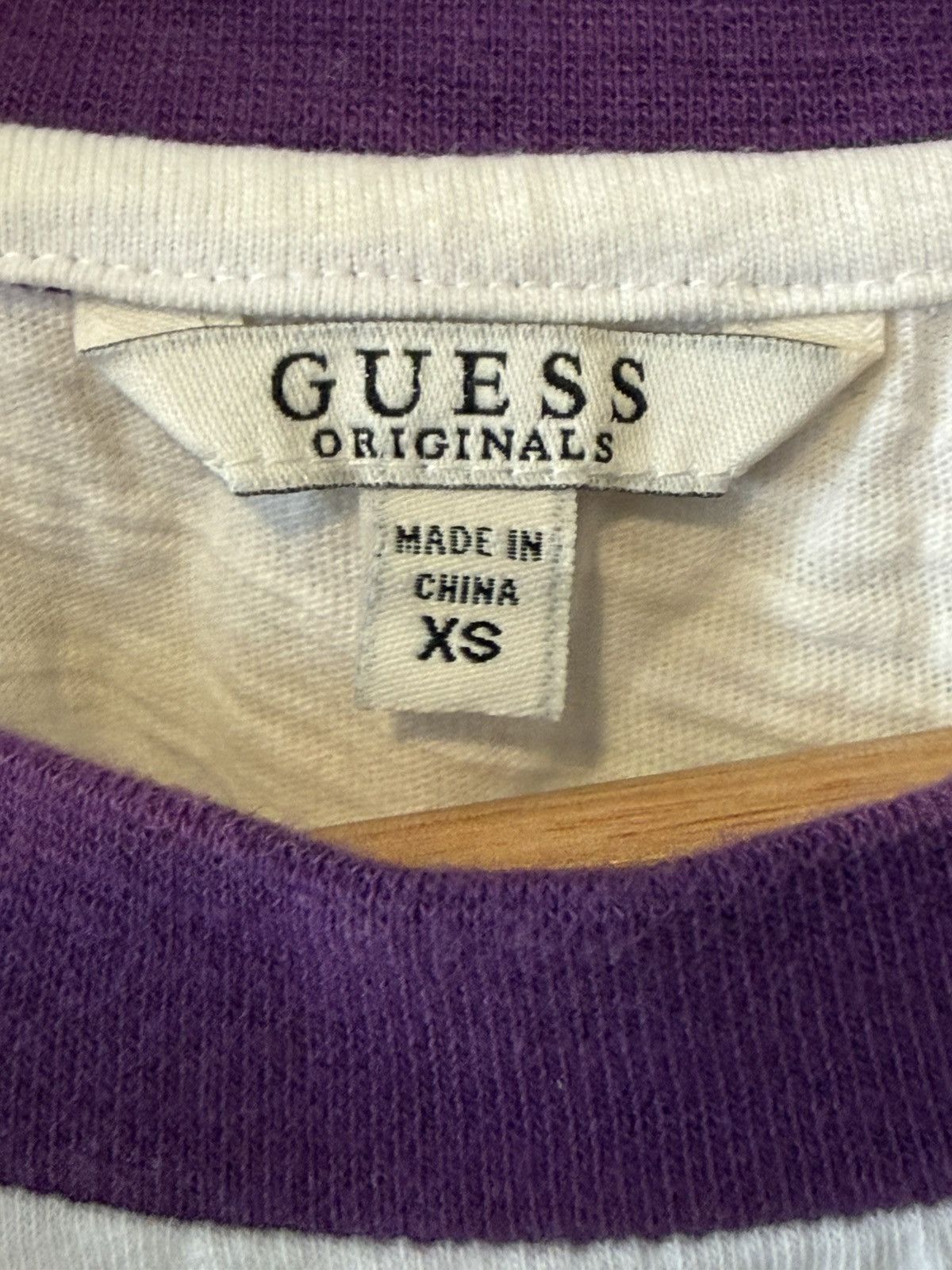 A$AP Rocky × Guess Ringer Stripe Tee Size XS / US 0-2 / IT 36-38 - 3 Thumbnail