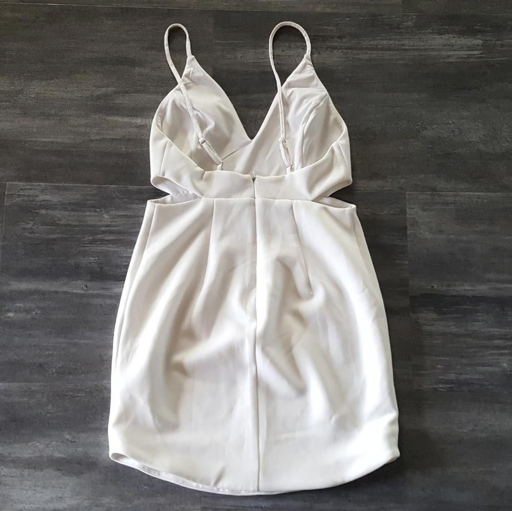 Forever 21 White Classic F21 Side Slit Mini Size S / US 4 / IT 40 - 4 Thumbnail