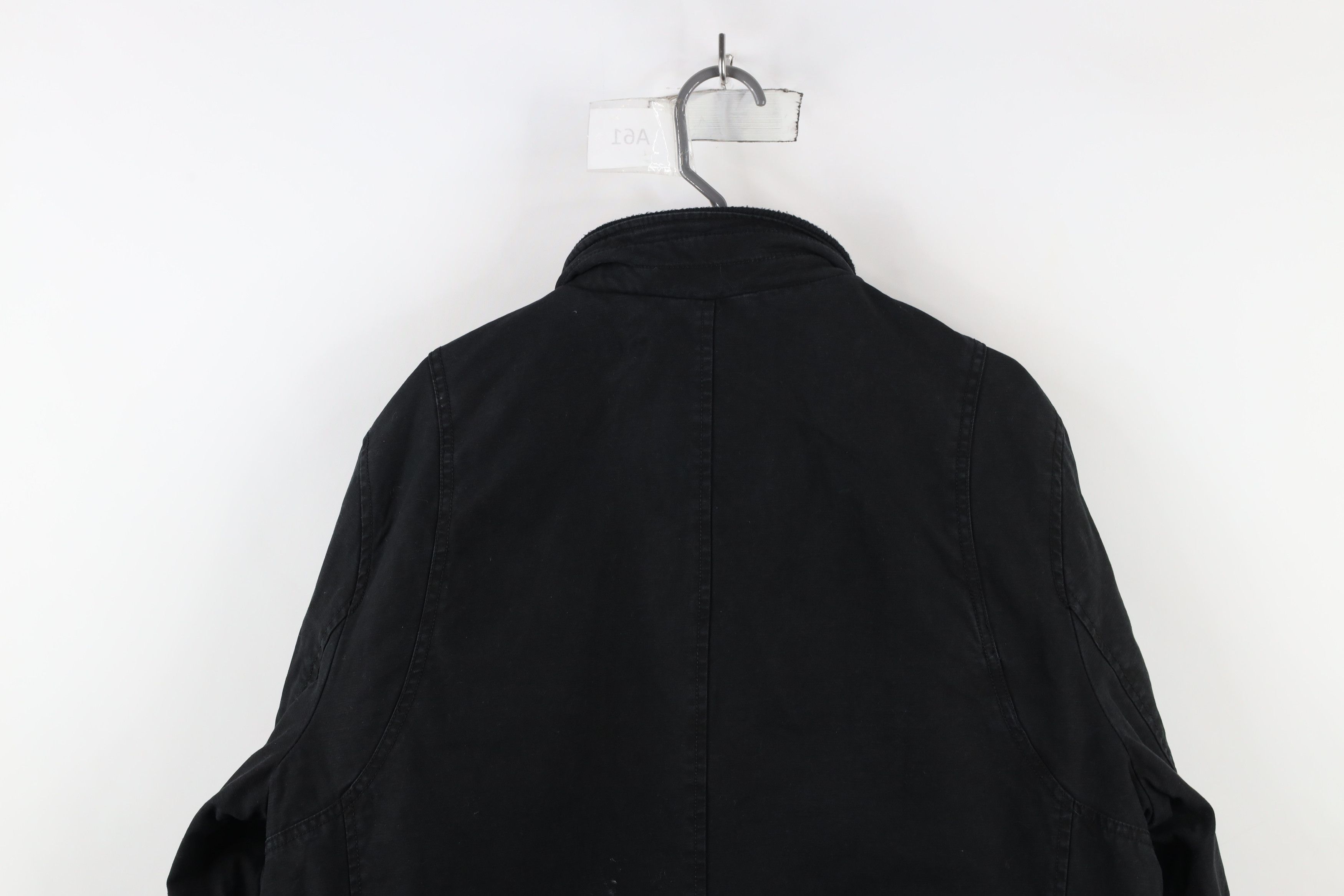 Levi's × Vintage Vintage Y2K Levis Quilted Full Zip Chore Barn Jacket Black Size US XL / EU 56 / 4 - 15 Thumbnail