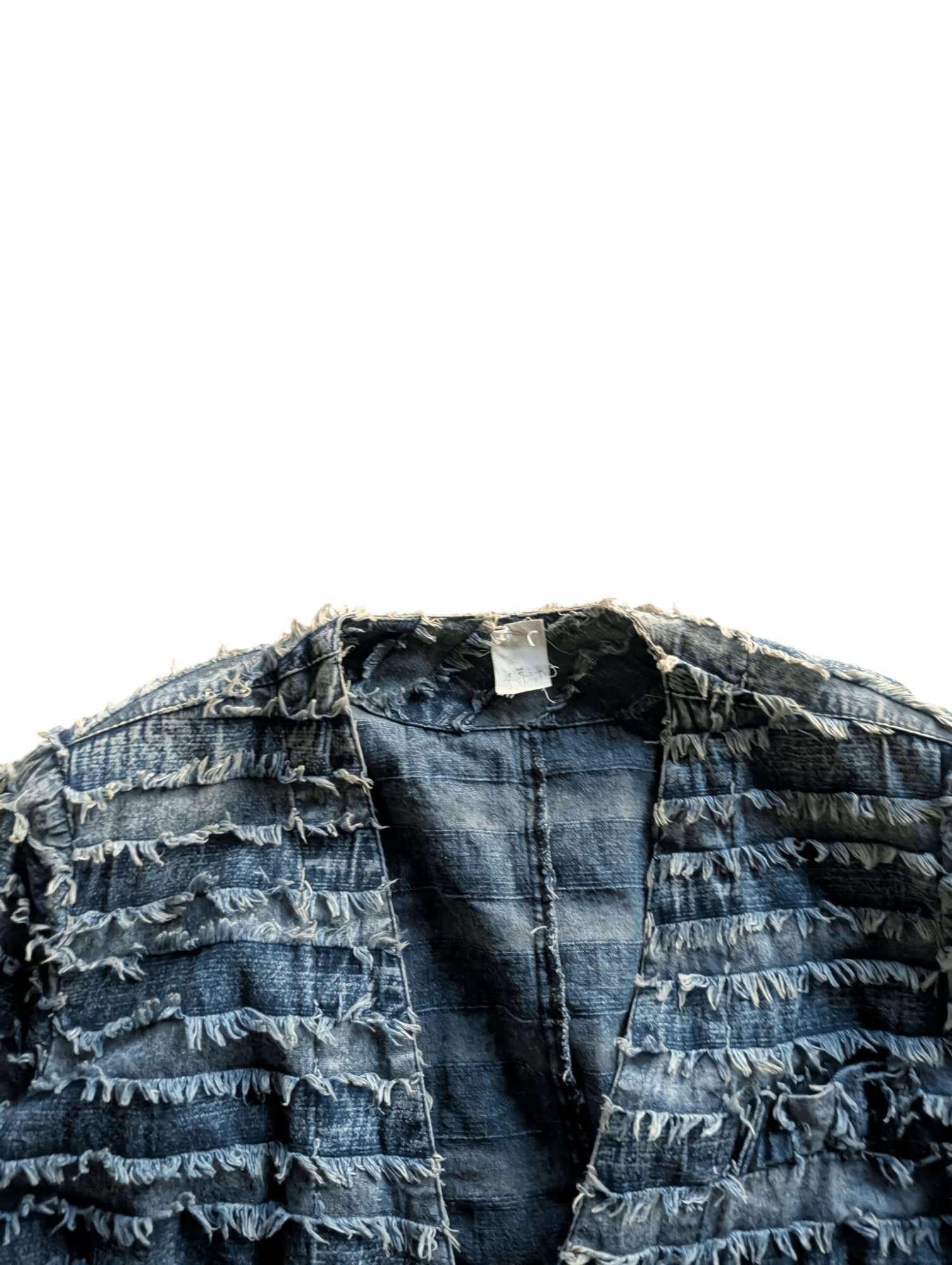 Designer Vintage Fringed Jacket Issey Miyake ,kapital Inspired Size M / US 6-8 / IT 42-44 - 10 Thumbnail