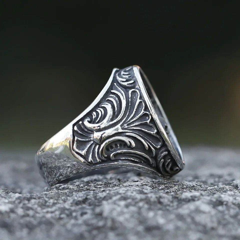 Jewelry × Vintage Classic Goth Skull Ring Size ONE SIZE - 2 Thumbnail