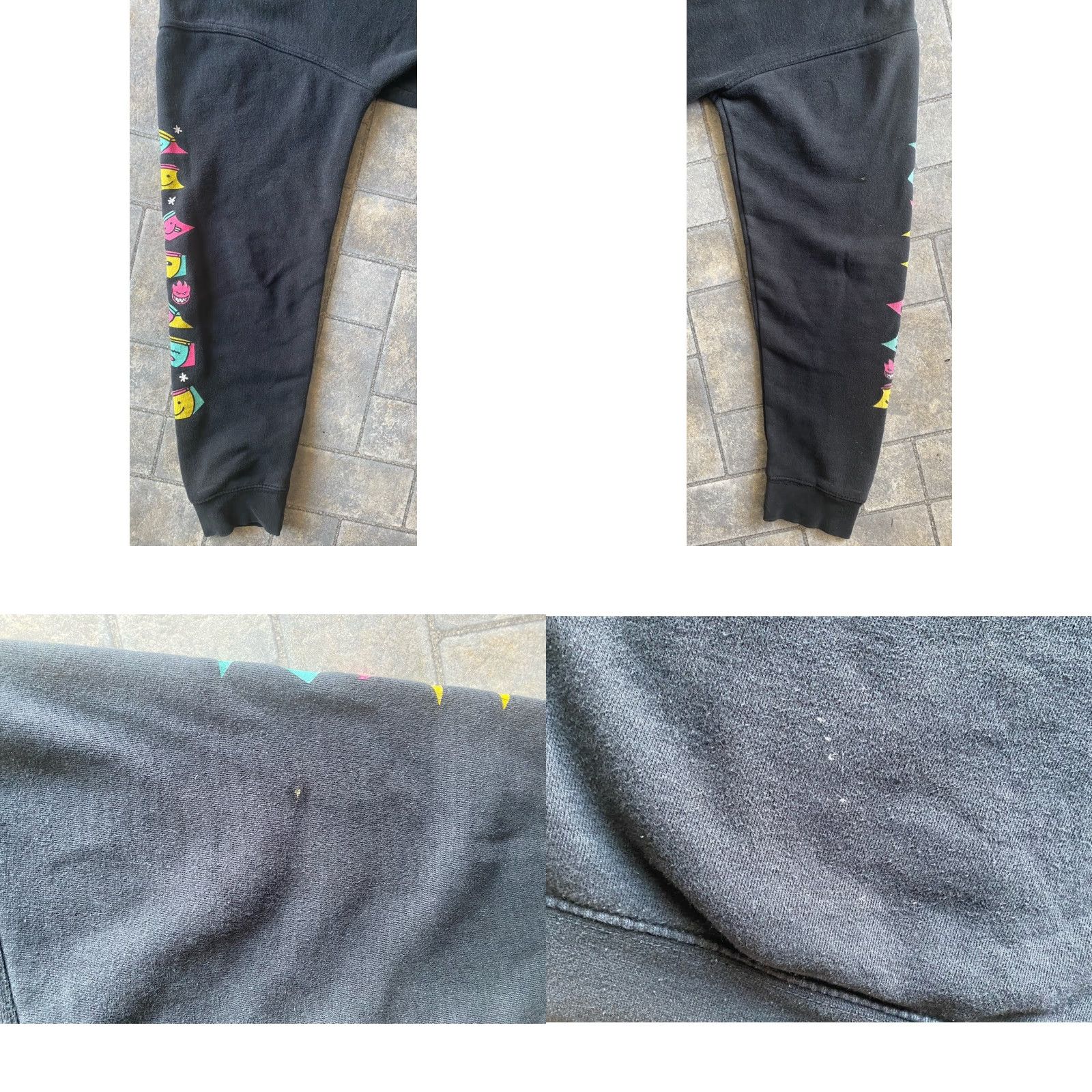 Spitfire Spitfire Hoodie Mens L Black Pullover Skater Girl Graphic Print Logo Hooded Pockets 90s Grunge Skateboarding Size US L / EU 52-54 / 3 - 11 Thumbnail
