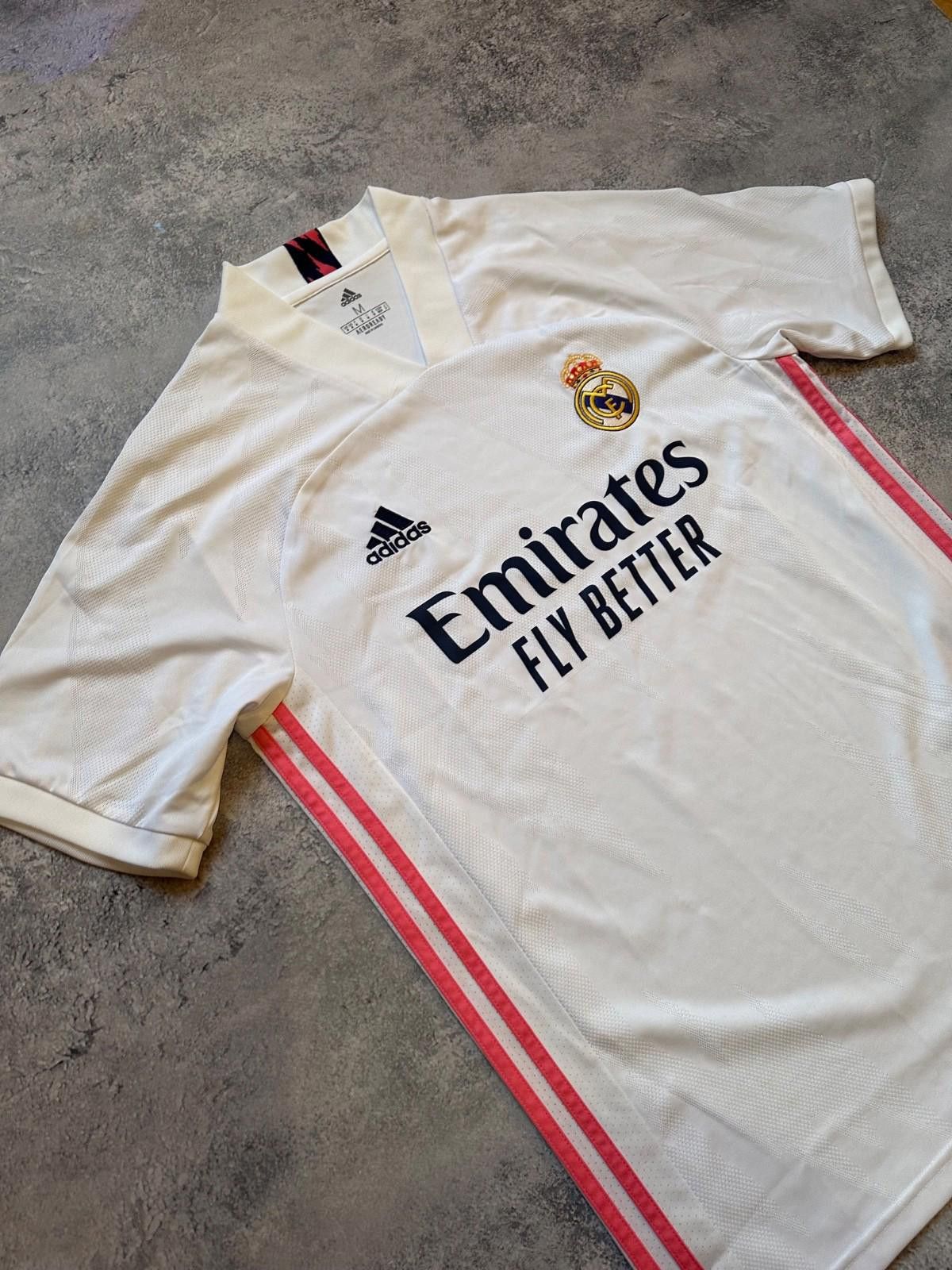 Adidas REAL MADRID 2020/21 Home Football Shirt Soccer Jersey Adidas Size US M / EU 48-50 / 2 - 2 Thumbnail