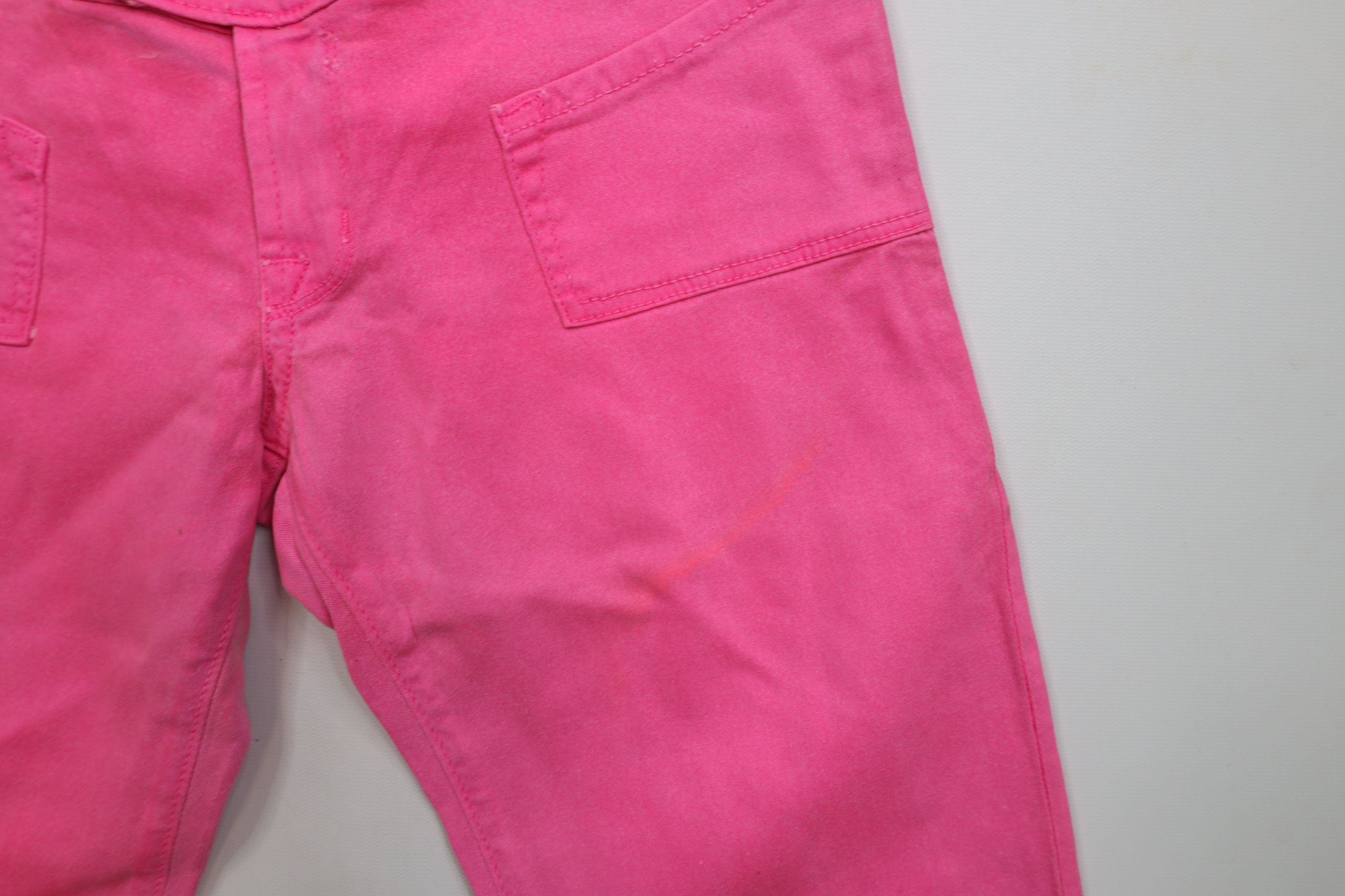 Vintage × Von Dutch Vintage 90s Y2K Von Dutch Babydoll Flared Pants Pink USA Size 27" / US 4 / IT 40 - 8 Thumbnail