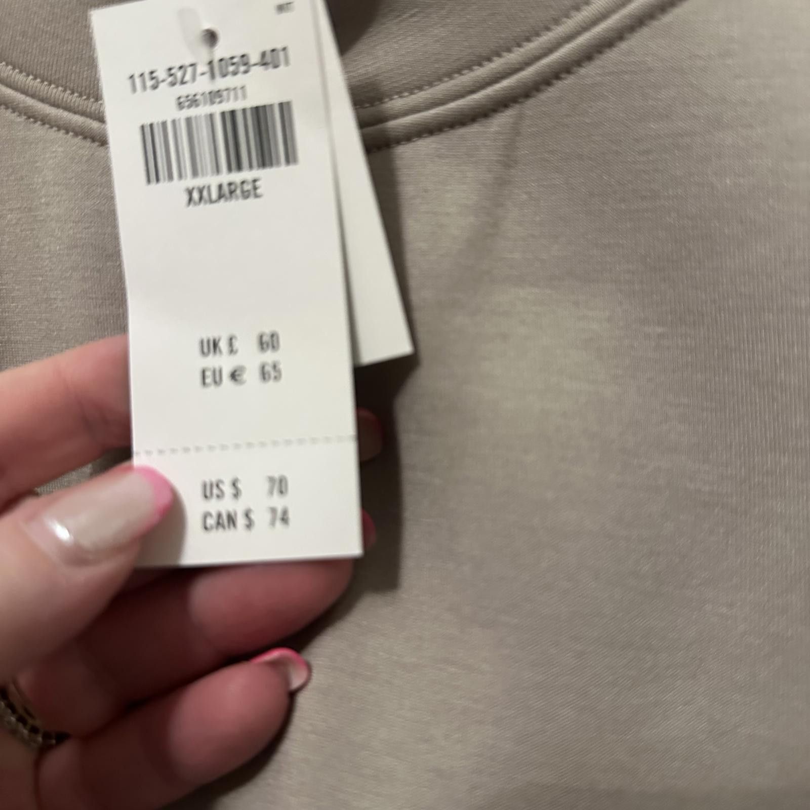 Designer YBP XXLarge Cropped Sweatshirt - Stylish Comfort Size XXL / US 16-18 / IT 52-54 - 4 Thumbnail