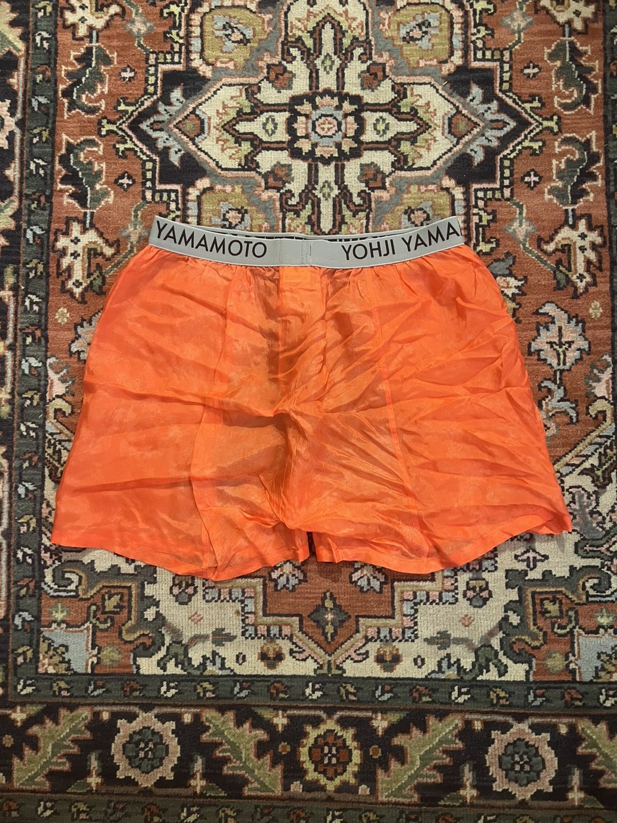 Yohji Yamamoto Yohji Yamamoto Pour Homme AW09 Red Leopard Stripe Shorts Size US 32 / EU 48 - 3 Thumbnail