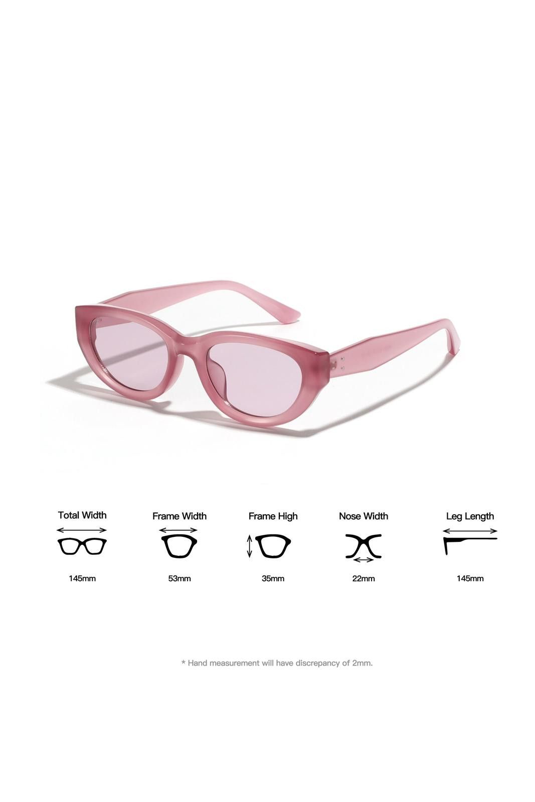 Japanese Brand Vintage Y2k Avant Garde Cat Eye Pink Sunglasses Unisex OS Size ONE SIZE - 4 Thumbnail