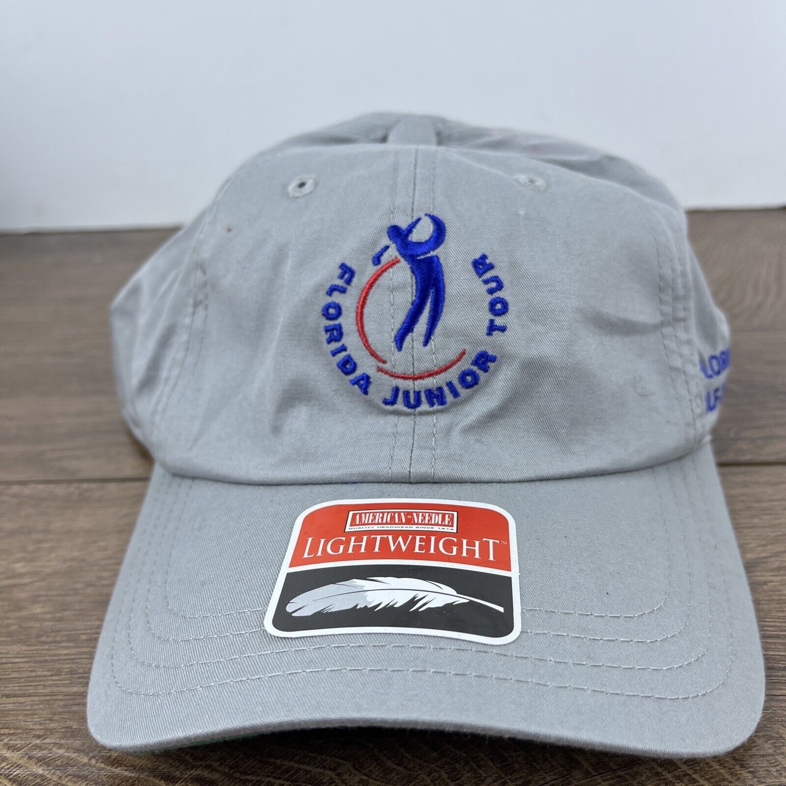American Needle Florida State Golf Association Hat Gray Hat Adjustable Gray Size ONE SIZE - 5 Thumbnail