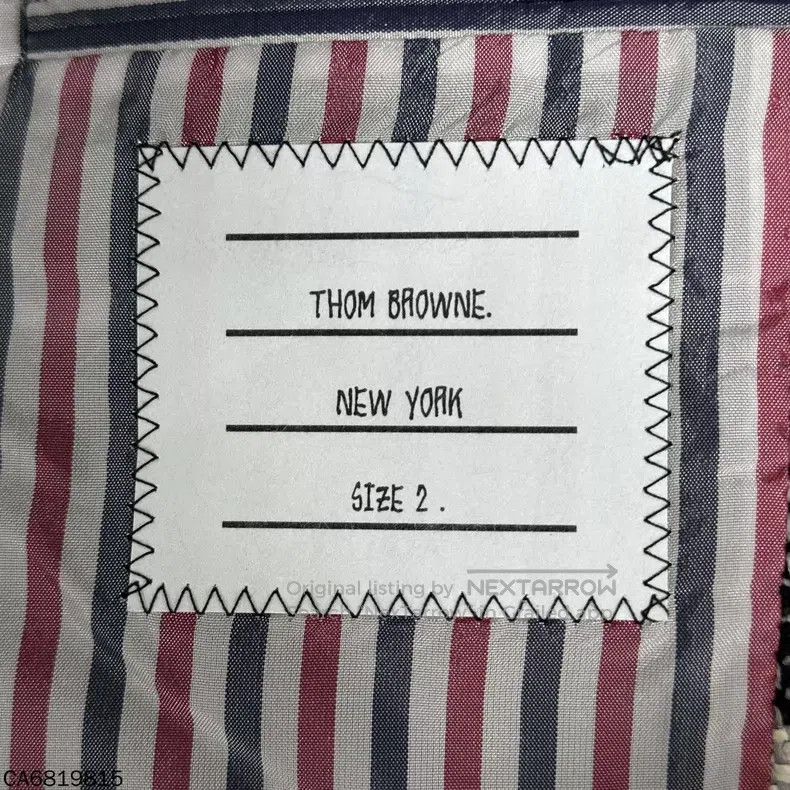 Thom Browne Thom Browne Chanel-style black and white checkered tweed c Size US M / EU 48-50 / 2 - 6 Thumbnail