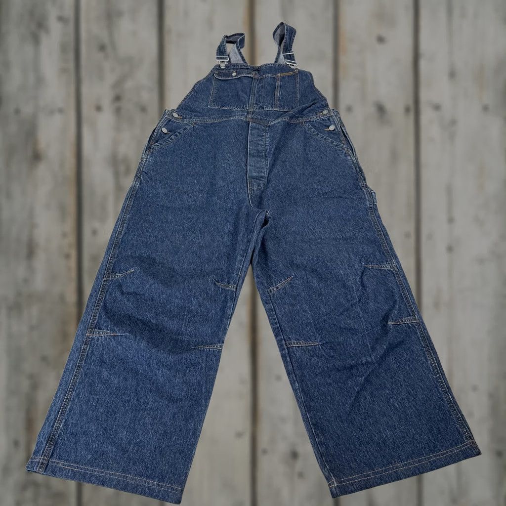 Calvin Klein VINTAGE Calvin Klein Mens XL Blue Denim Jeans Overalls Bib Carpenter Pants 90s Size US 36 / EU 52 - 1 Thumbnail