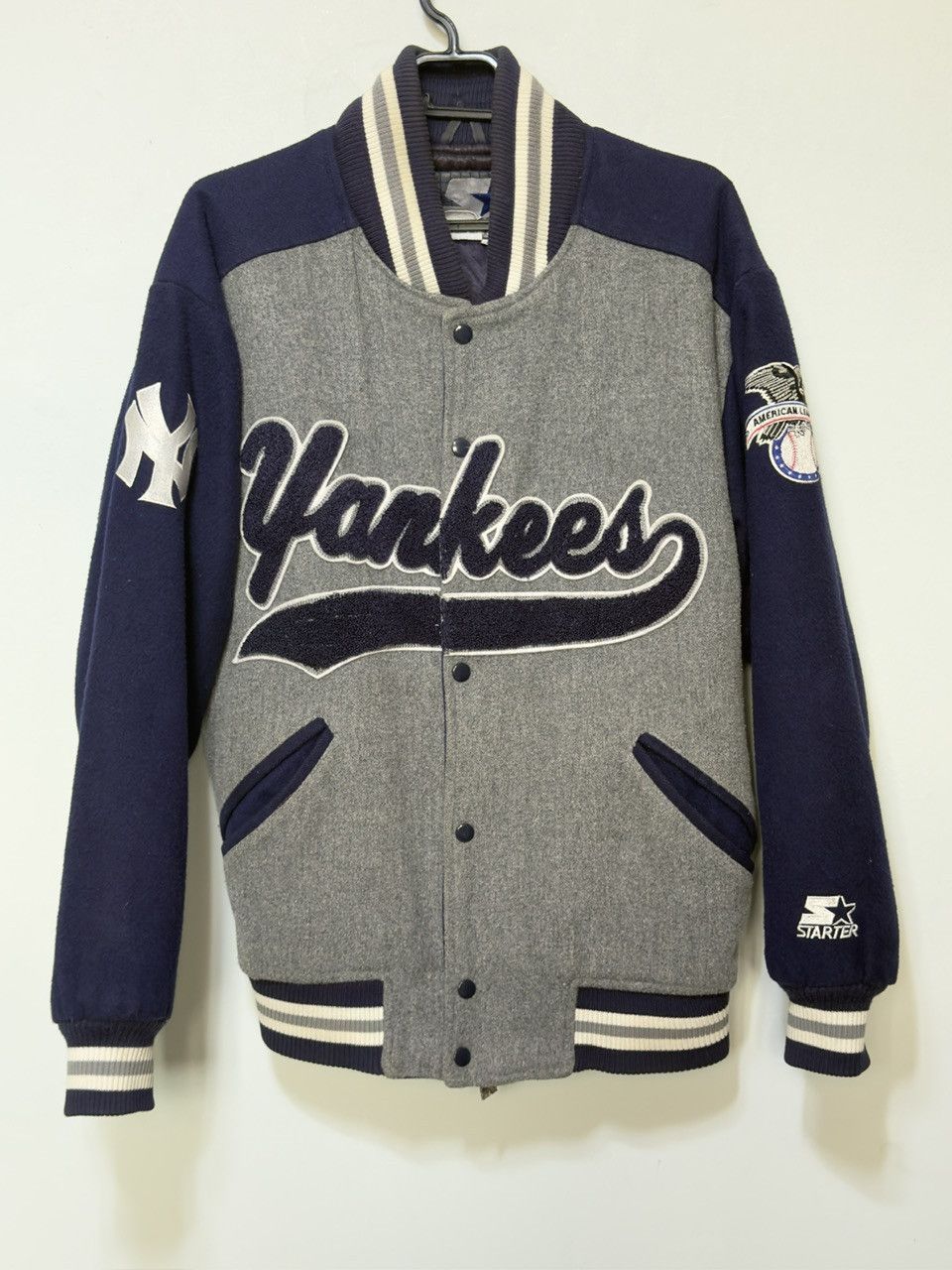 New York Yankees × Starter 🔥 vintage varsity starter bomber wool yankees size M Size US M / EU 48-50 / 2 - 9 Thumbnail
