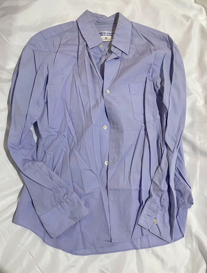 Comme des Garcons Comme Des Garcons Cotton Blue Shirt Size XS / US 0-2 / IT 36-38 - 1 Thumbnail