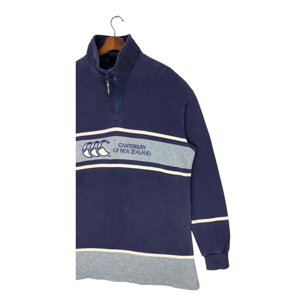 Canterbury of New Zealand Vintage Canterbury Of New Zealand Sweatshirt Quarter Zip Size US L / EU 52-54 / 3 - 3 Thumbnail