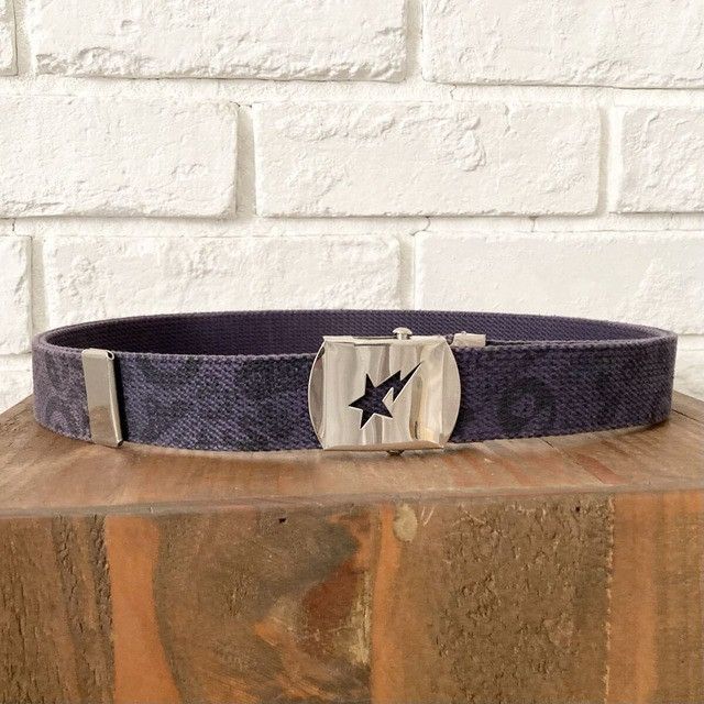 Bape BAPE STA LOGO GI Belt Navy a bathing ape NIGO Size ONE SIZE - 1 Thumbnail