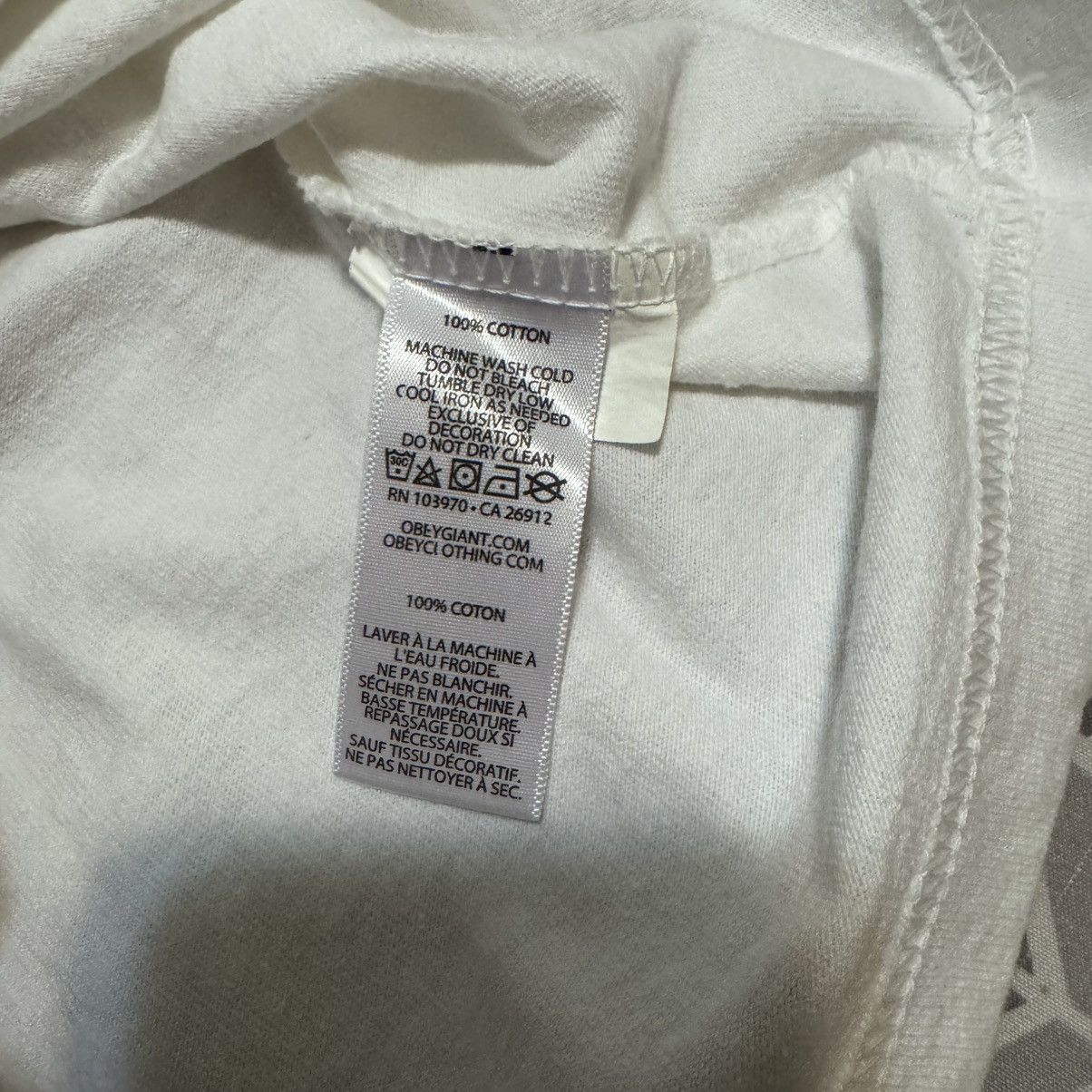 Obey Peace Justice Equality Long Sleeve T-Shirt - White Size US L / EU 52-54 / 3 - 6 Thumbnail