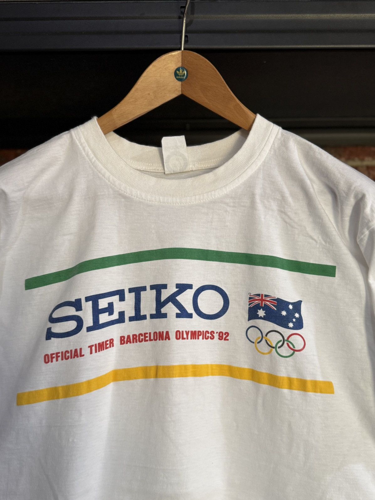 Seiko × USA Olympics × Vintage Vintage 90s Seiko Official Timer Barcelona Olympic Europe T Size US M / EU 48-50 / 2 - 2 Thumbnail
