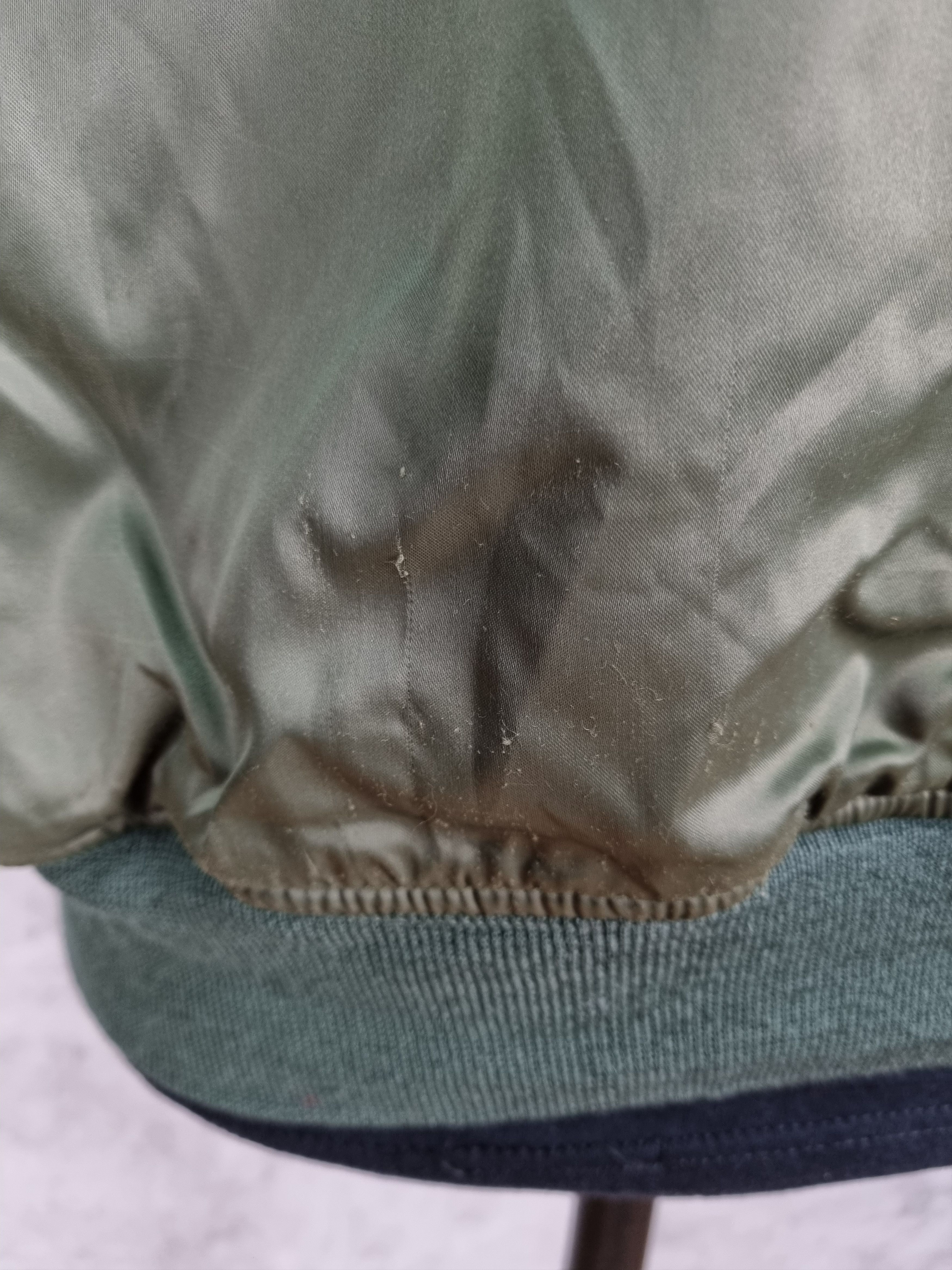 Vintage Destroyed Aviator Dirty Military Nylon Bomber Size US M / EU 48-50 / 2 - 19 Thumbnail