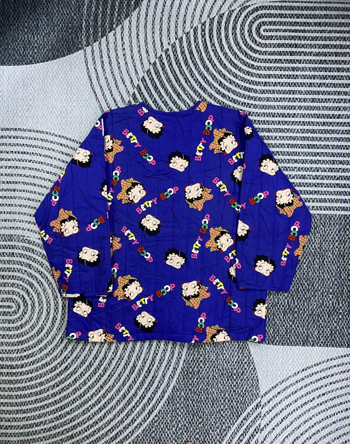 Vintage 80s Betty Boop Full Printed Buttoned Jacket