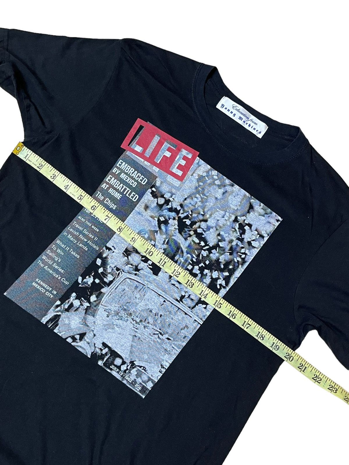 Japanese Brand EDUCATION FROM YONG MACHINES JF KENNEDY 1962 PHOTO T SHIRT Size US M / EU 48-50 / 2 - 7 Thumbnail