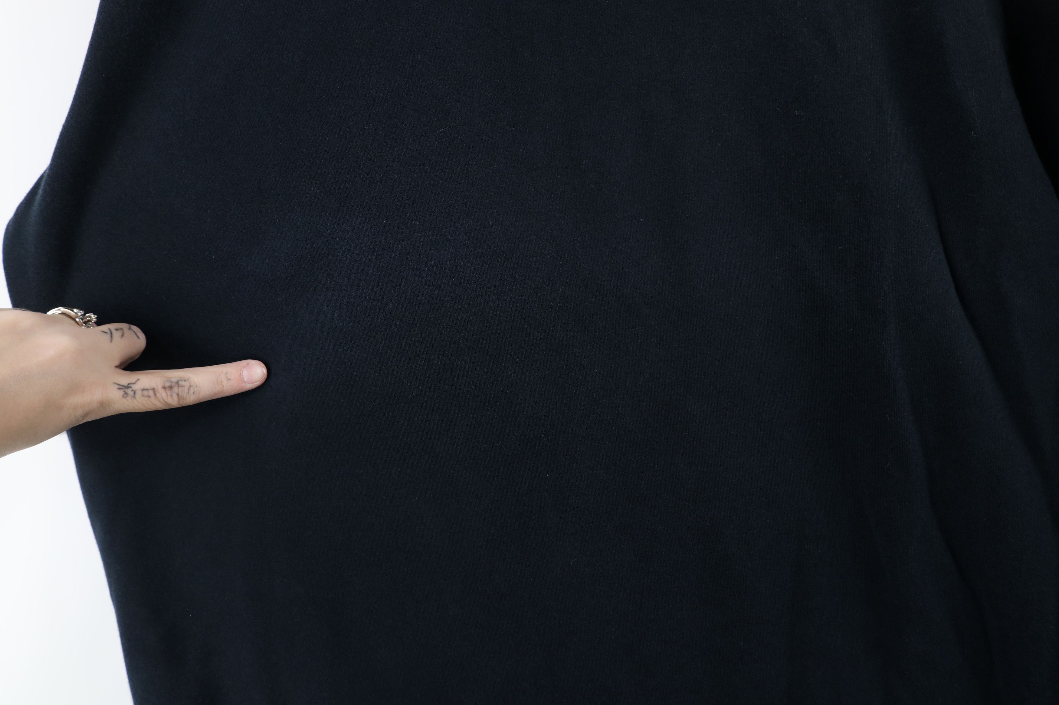 Lands' End × Vintage Vintage 90s Lands Mock Neck Long Sleeve T-Shirt Black Cotton Size US L / EU 52-54 / 3 - 6 Thumbnail