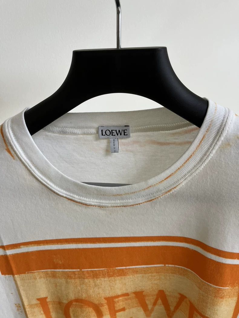 Loewe LOEWE Orange new rendering large logo short sleeve Size S / US 4 / IT 40 - 2 Thumbnail
