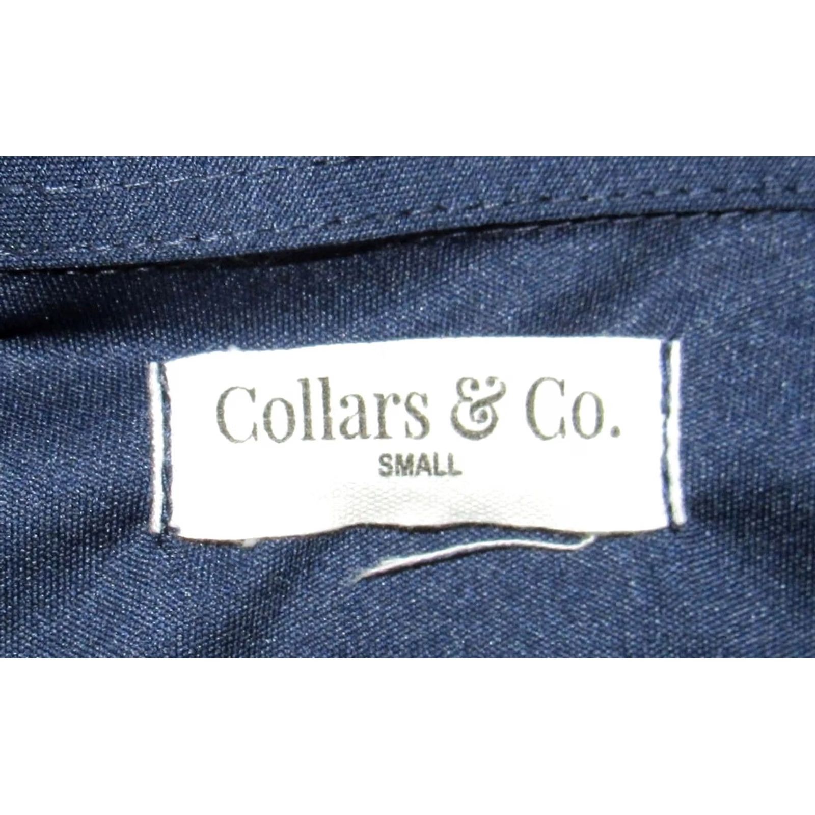 CO COLLARS & CO Navy Blue Short Sleeve Polo Shirt Small Mens Shirt XS? Size US S / EU 44-46 / 1 - 3 Thumbnail