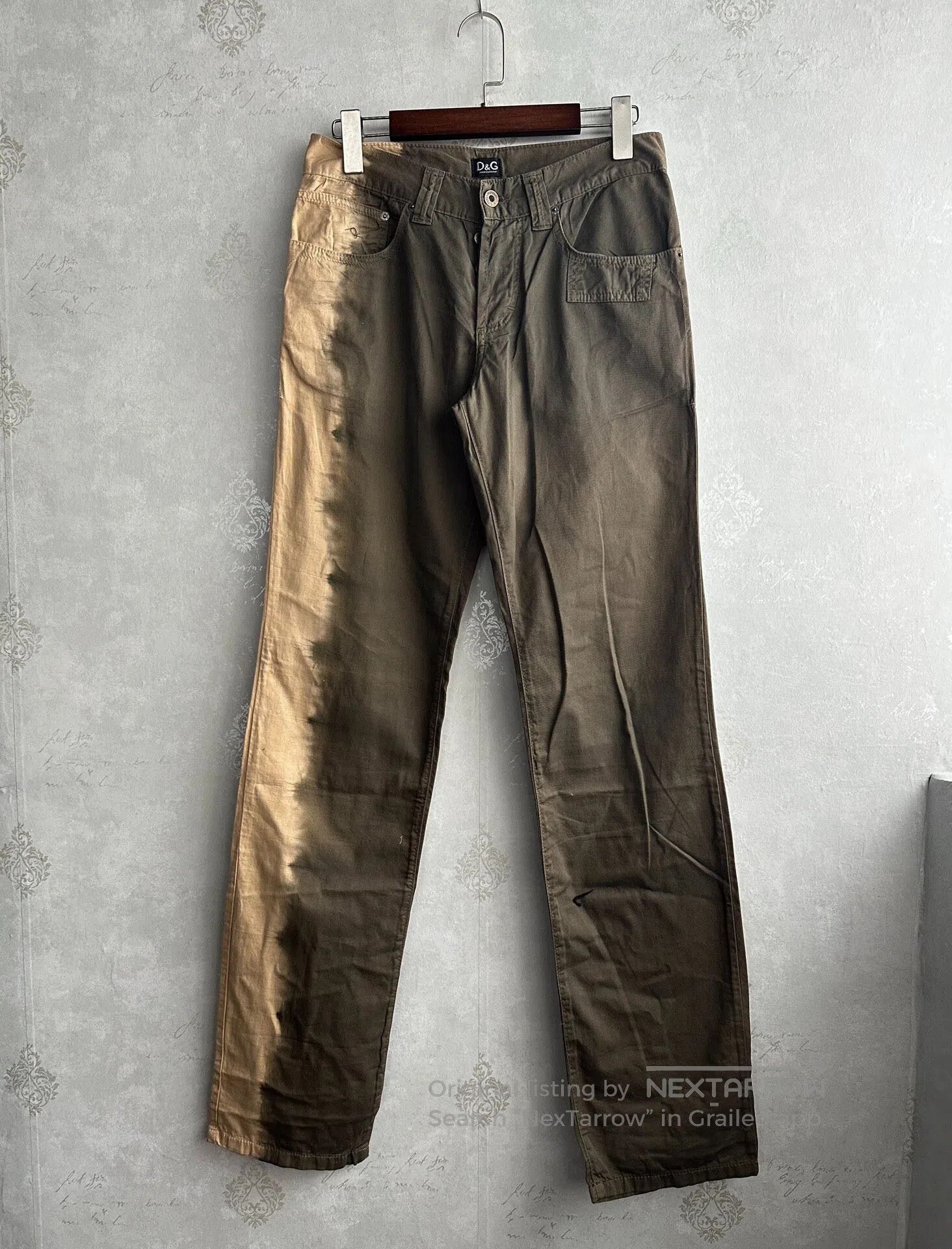 Dolce & Gabbana Dolce＆Gabbana Side-blown long pants| Size US 29 - 2 Thumbnail