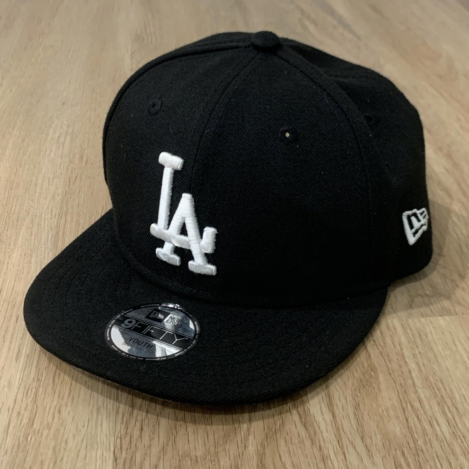 New Era Los Angeles Dodgers New Era 9FIFTY Snapback Youth Black New Size ONE SIZE - 1 Thumbnail