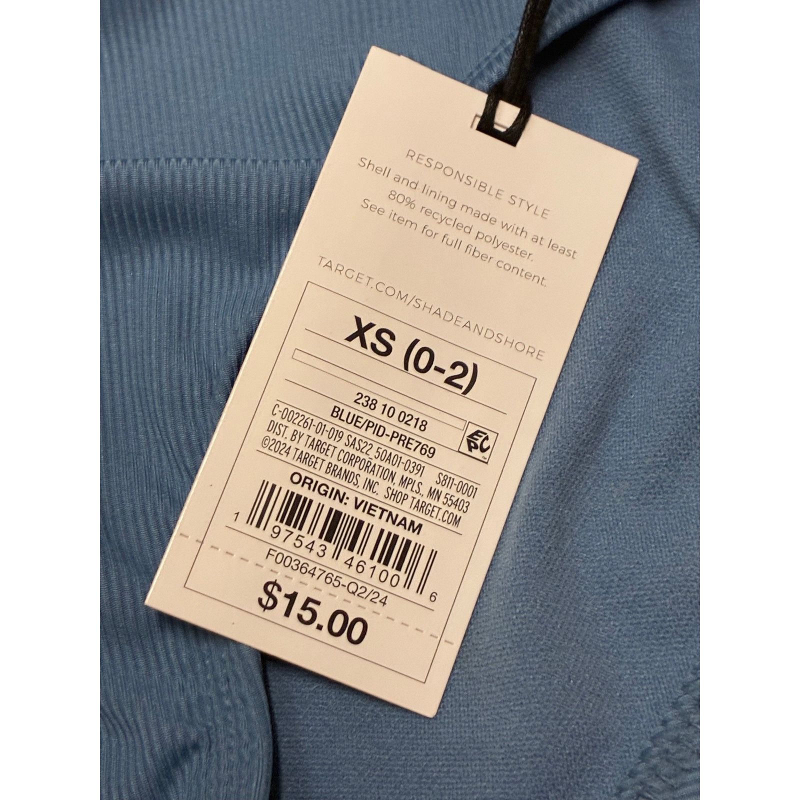 The Unbranded Brand Shade & Shore Blue Bottom bikini Size XS Size ONE SIZE - 4 Thumbnail