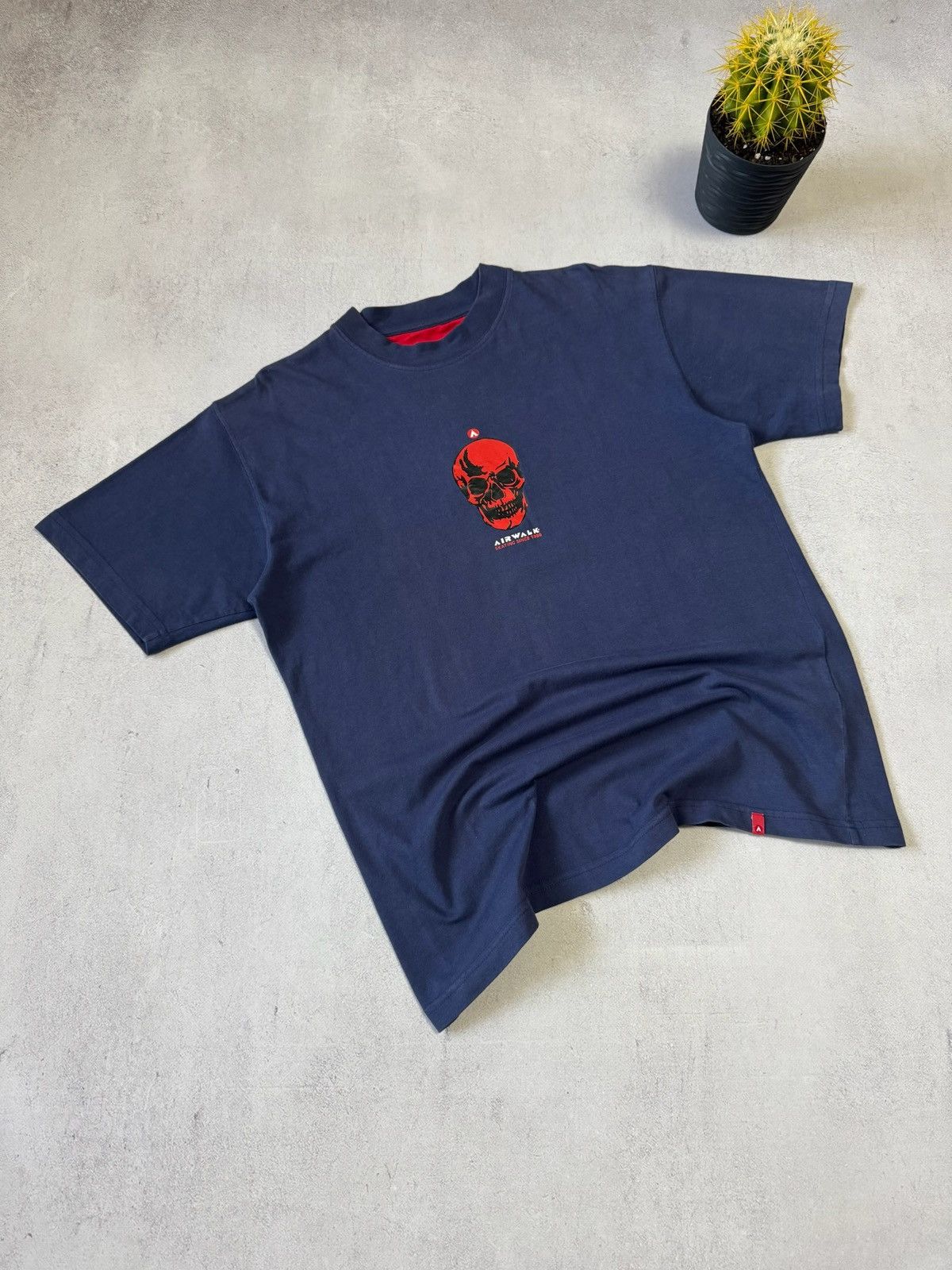 Airwalk × Japanese Brand × Vintage Vintage 90s Airwalk Skateboards T Shirt Tee Skull Rare Y2K Size US L / EU 52-54 / 3 - 2 Thumbnail