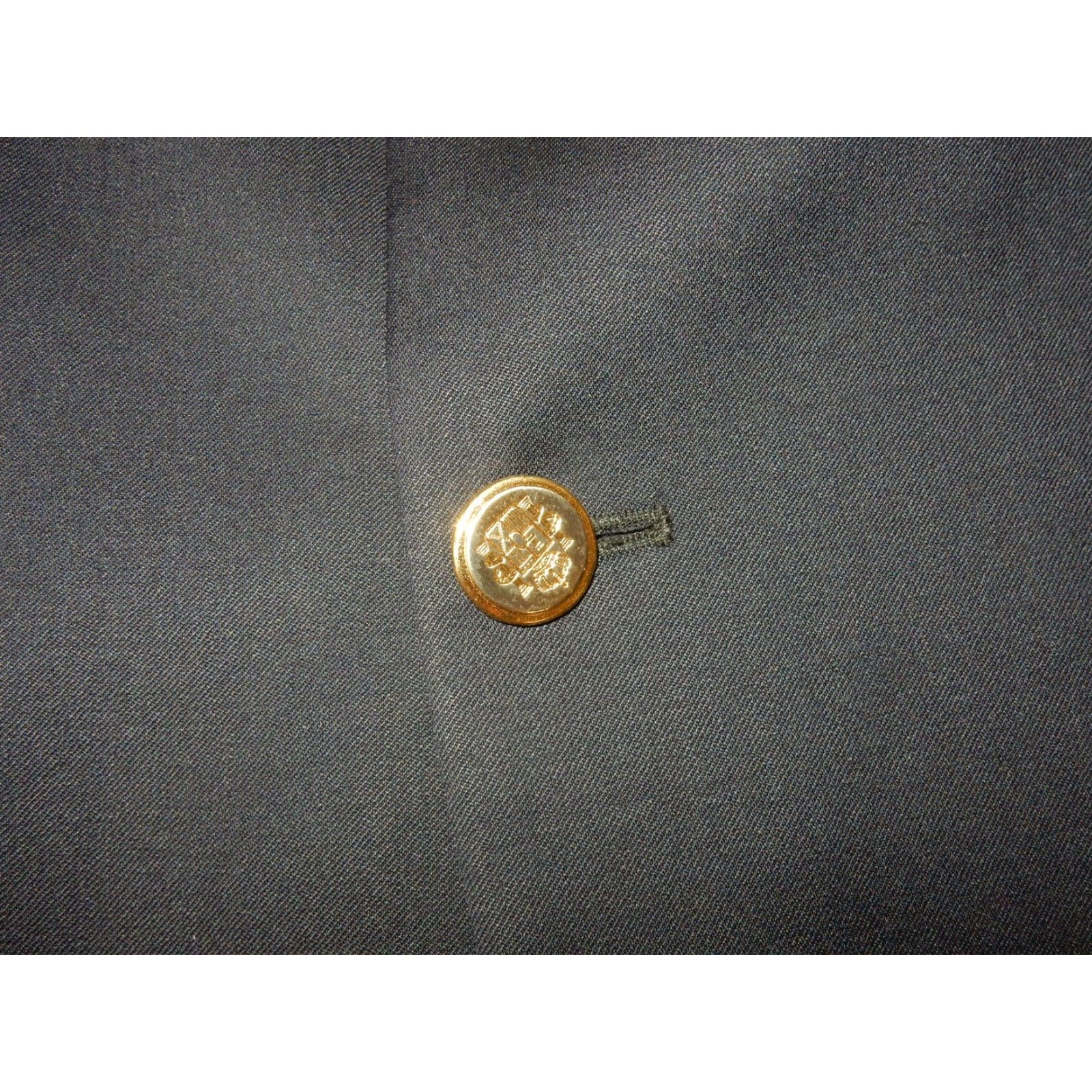 Chaps VTG Chaps Ralph Lauren Men’s Blazer Sport Coat Jacket 48L Blue Solid - Two Button - 1 Piece - Regular Fit Mens Blazer Size 48R - 4 Thumbnail