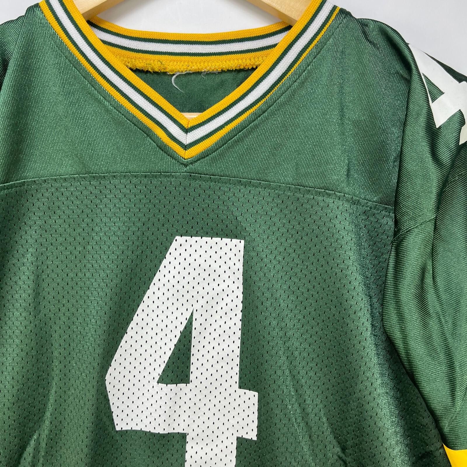 Adidas Vintage Green Bay Packers Adidas Jersey Favre #4 Youth XL Size ONE SIZE - 3 Thumbnail