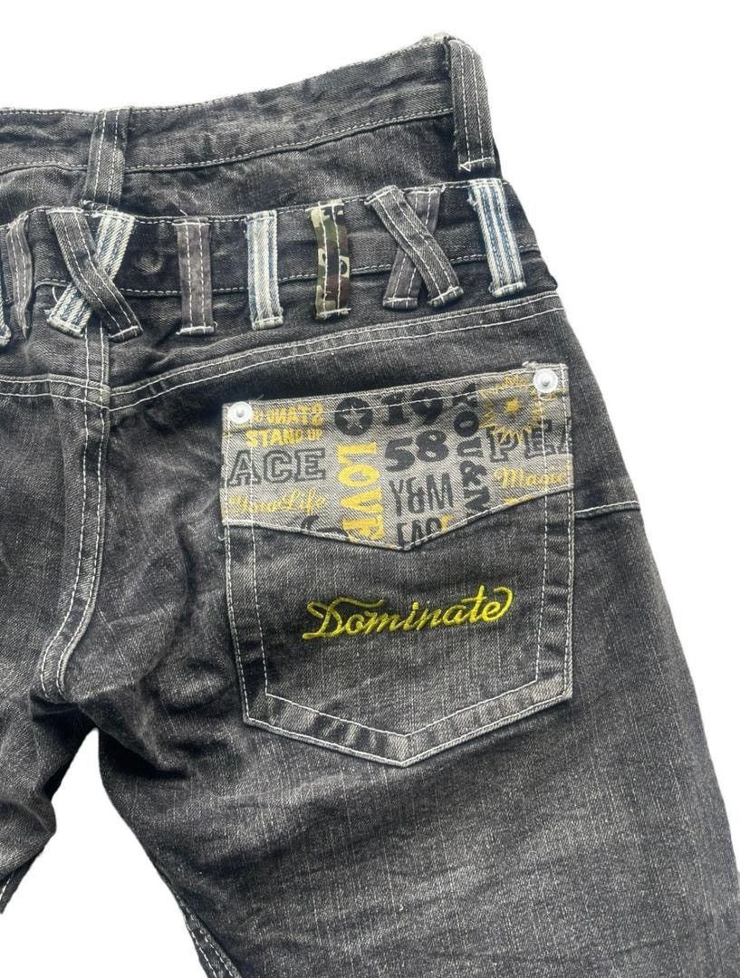 Japanese Brand Dominate Double Waist Streetwear Jeans Size US 30 / EU 46 - 5 Thumbnail
