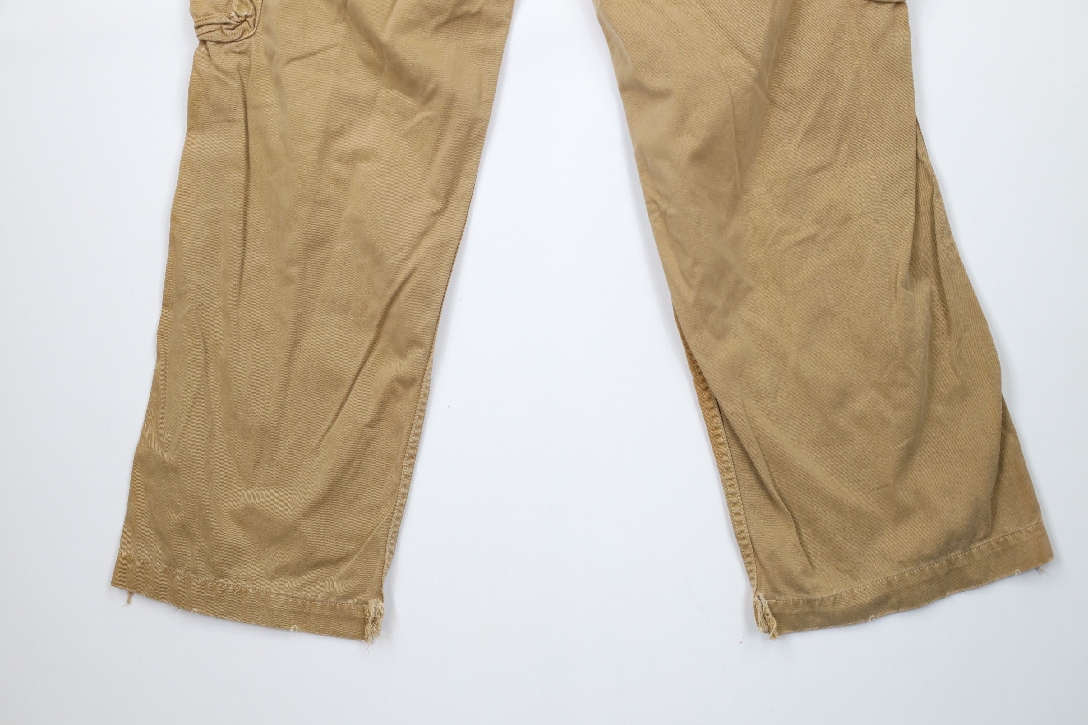 American Eagle Outfitters × Vintage Vintage 90s Y2K American Eagle Baggy Wide Leg Cargo Pants Size US 29 - 13 Thumbnail