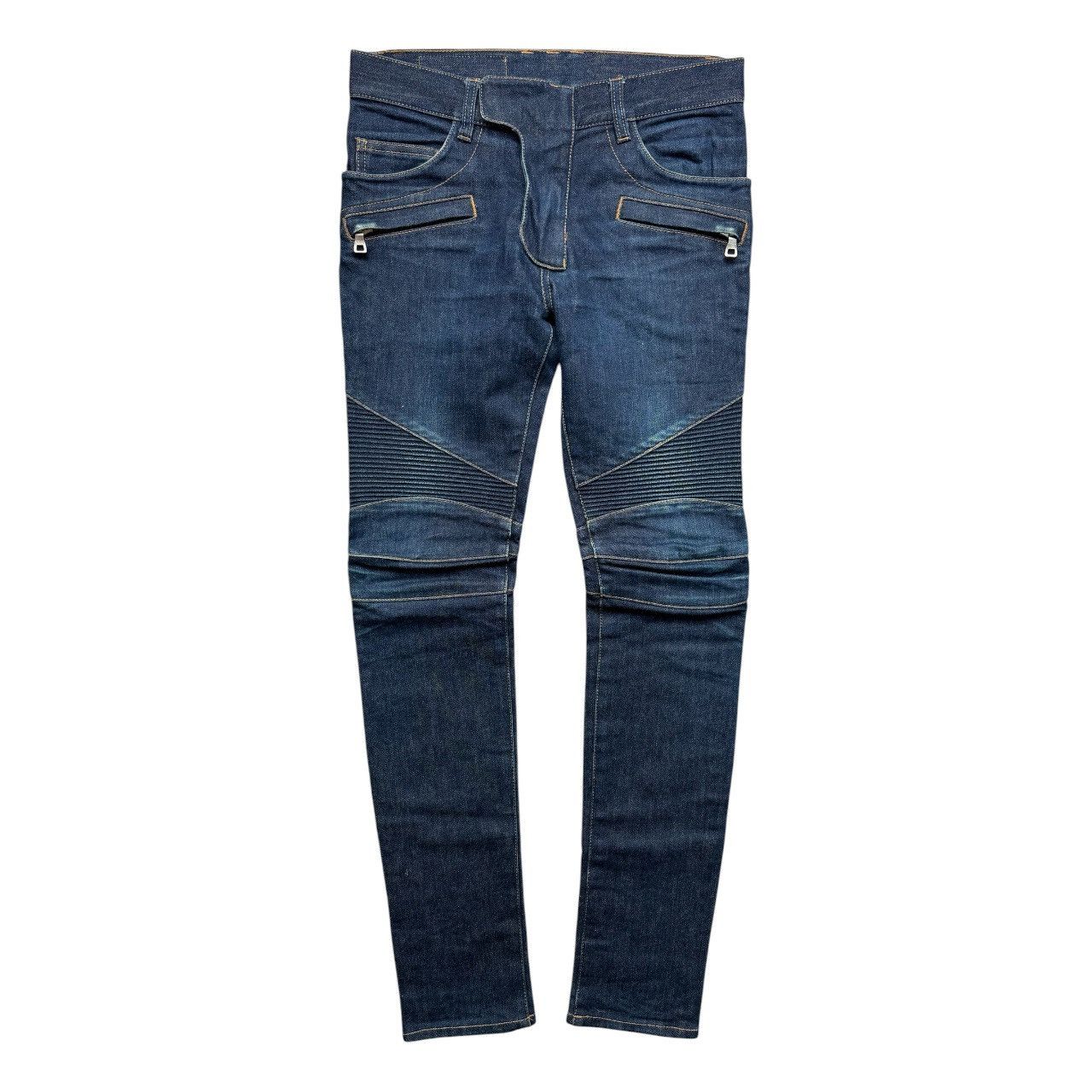 Balmain Balmain Paris Biker Skinny Jeans S4HT500B406V | Grailed