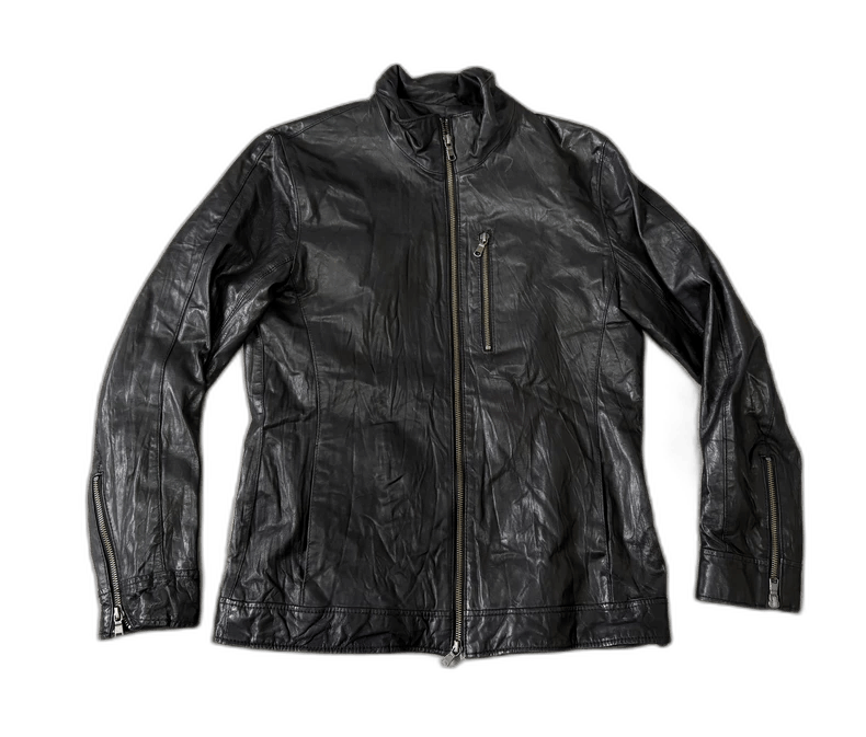 Yohji Yamamoto TETE HOMME Vintage Leather Motorcycle Jacket-2506 Size L / US 10 / IT 46 - 1 Thumbnail