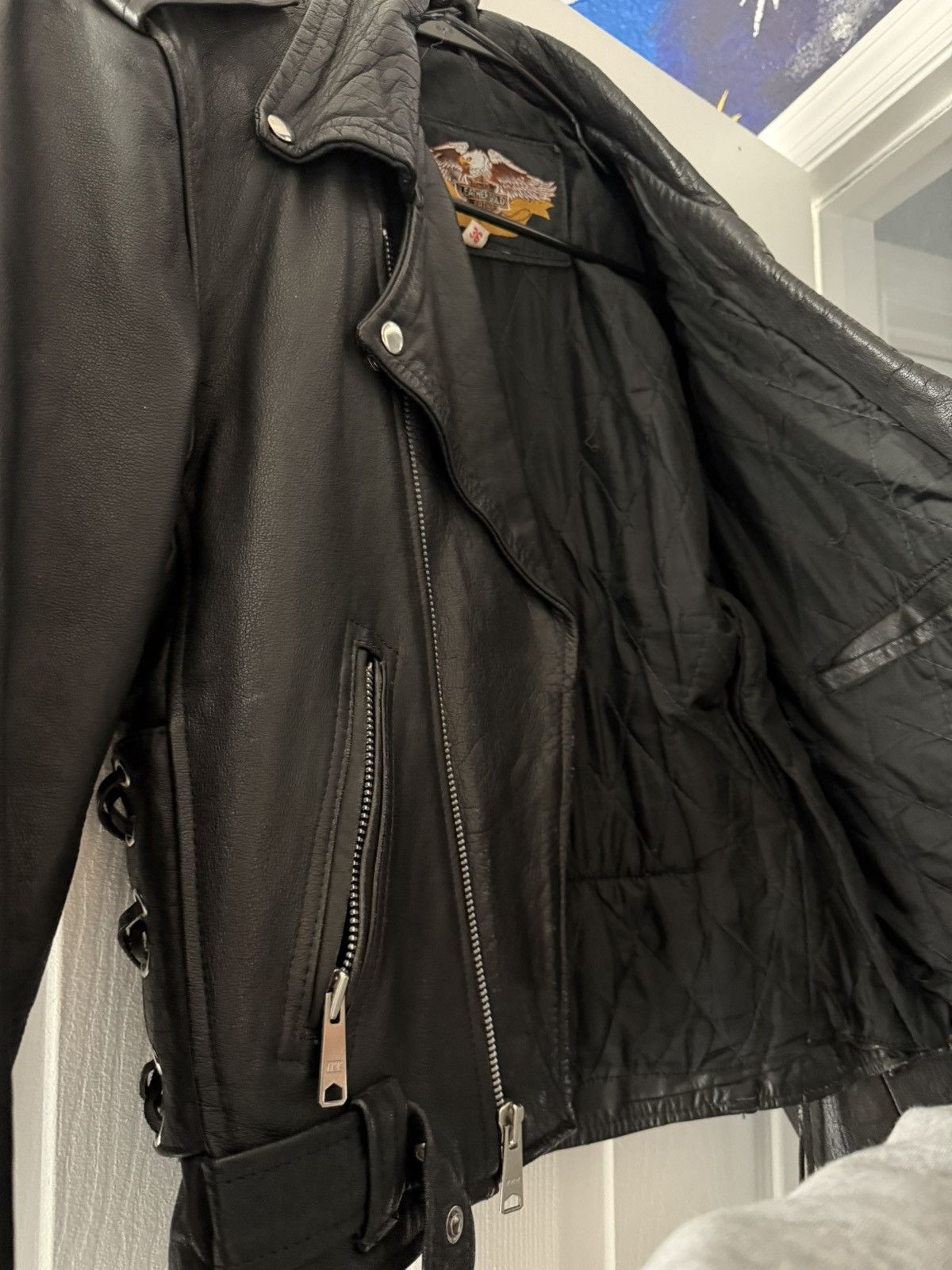 Genuine Leather × Harley Davidson Biker Jacket Size US M / EU 48-50 / 2 - 3 Thumbnail