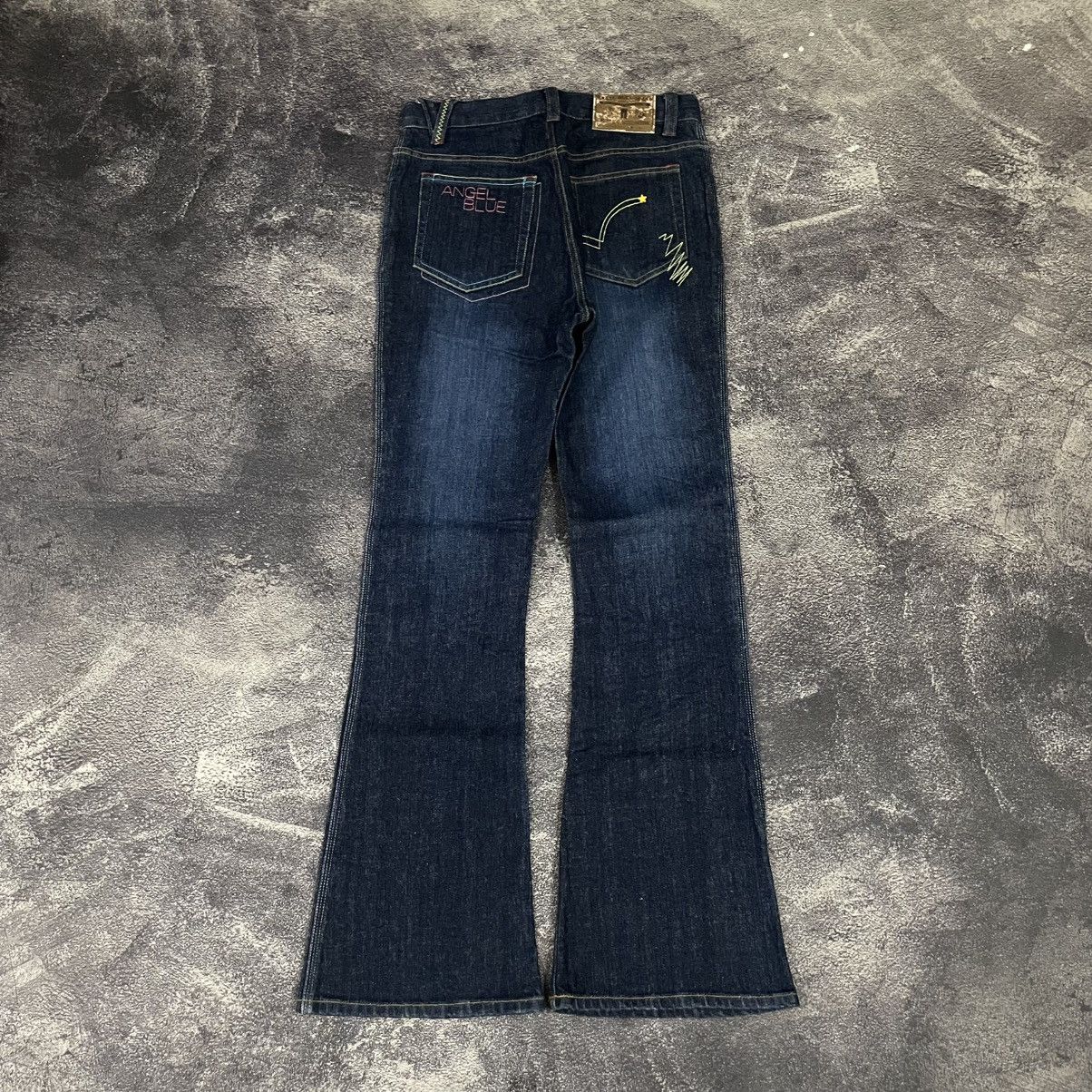 Hysteric Glamour × Japanese Brand 90's Angel blue jeans flared pants Size 30" / US 8 / IT 44 - 1 Thumbnail
