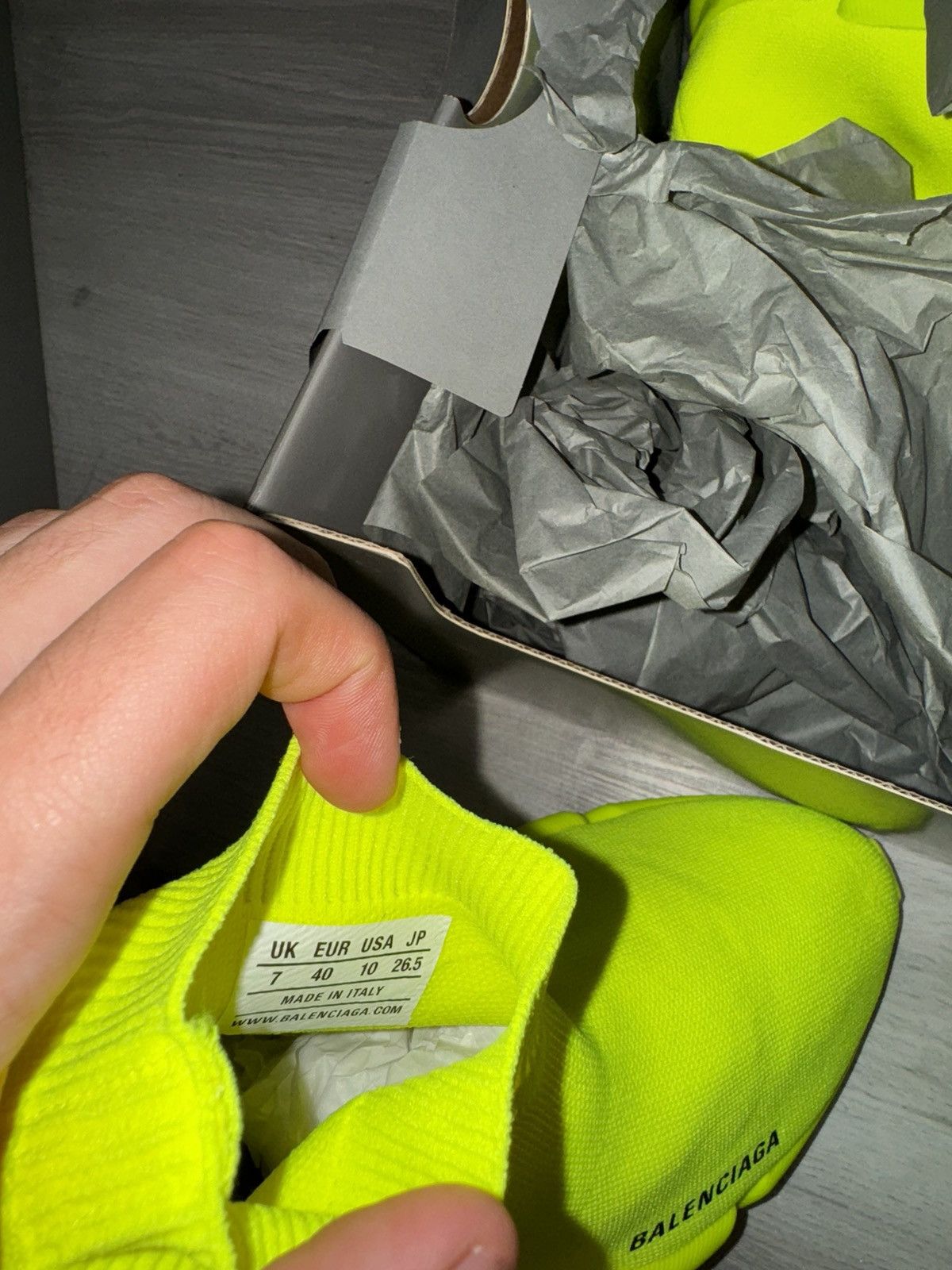 Balenciaga Neon Balenciaga Speed Trainer Size US 9 / IT 39 - 6 Thumbnail