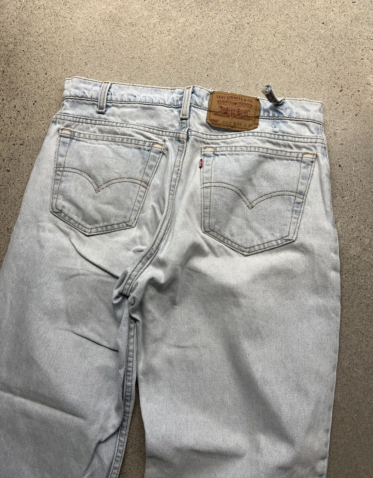 Levi's Vintage 90s Levi’s 550 Denim Jeans Size US 34 / EU 50 - 3 Thumbnail