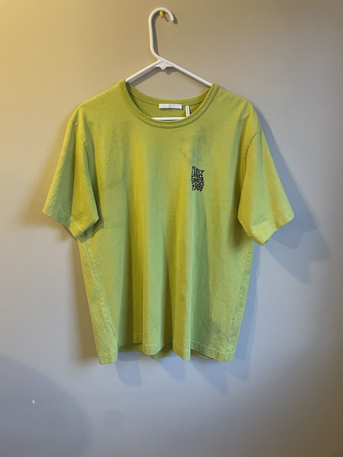 Helmut Lang Super Cool Helmut Lang Spellout Shirt Size US XL / EU 56 / 4 - 1 Thumbnail