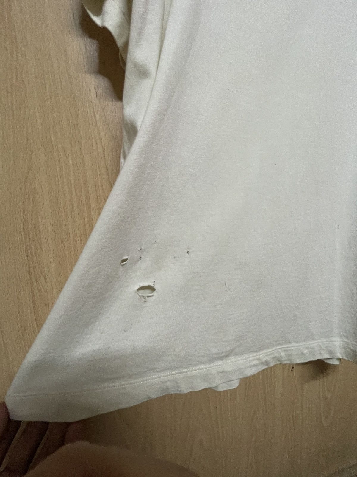 Jil Sander Distressed Jil Sander Blank Tee Size US XL / EU 56 / 4 - 4 Thumbnail