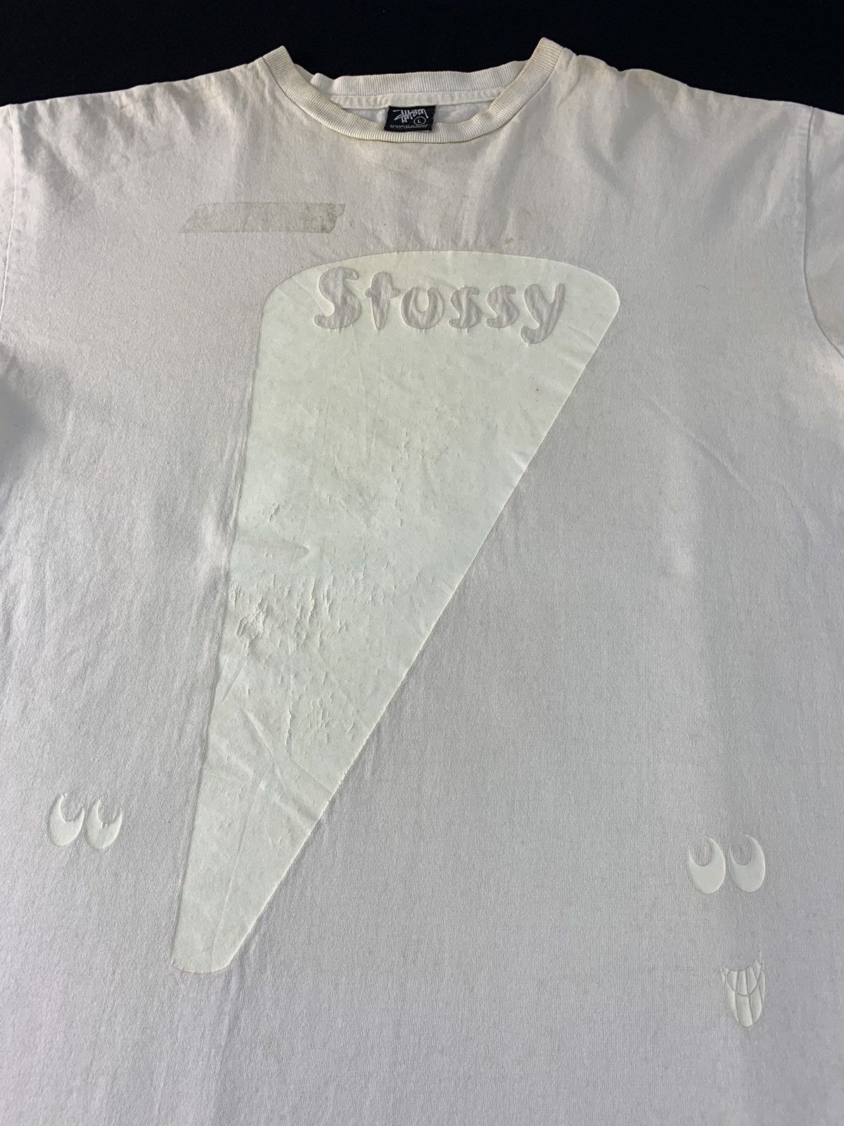 Stussy Hype Stussy Big Graphic Screen Logo Longsleeve Tee Size US XL / EU 56 / 4 - 3 Thumbnail