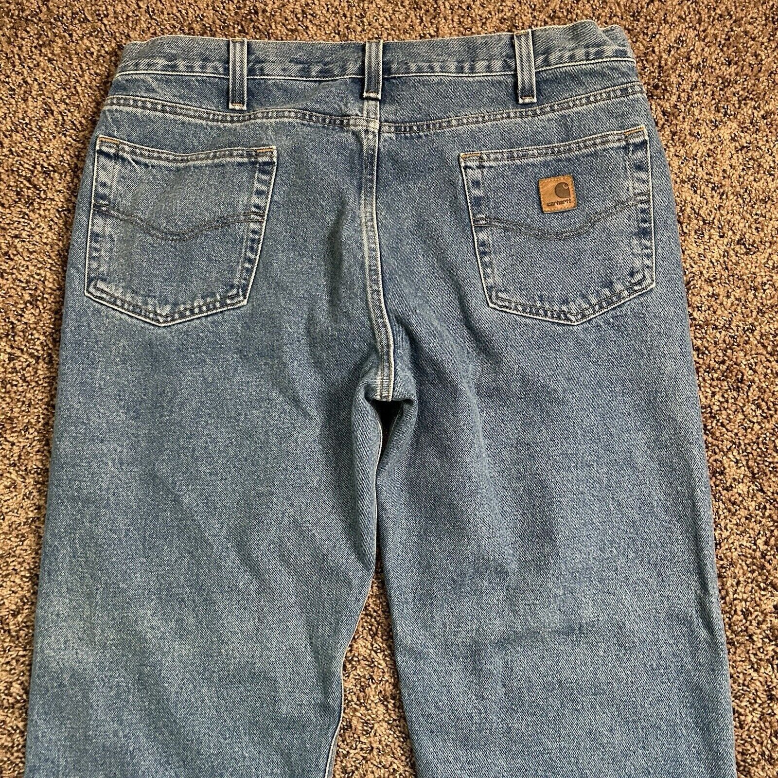 Carhartt Carhartt B480 LVB Medium Wash Traditional Fit Jeans Sz 38x32 Size US 38 / EU 54 - 10 Thumbnail