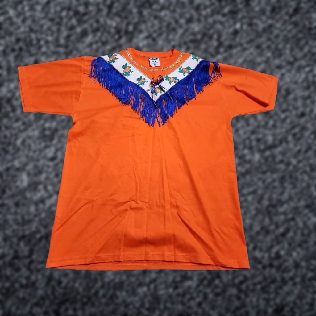 Jerzees VINTAGE University of Florida Gators T-Shirt Short Sleeve Unisex Large Orange 1980s Graphic Tee Size US L / EU 52-54 / 3 - 1 Thumbnail