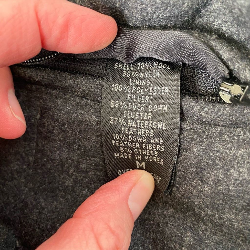 Express Express women M duck down blend full zip winter vest grey Size M / US 6-8 / IT 42-44 - 7 Thumbnail